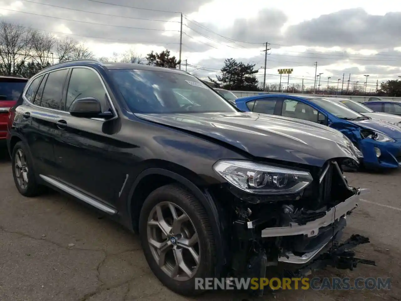 1 Photograph of a damaged car 5UXTY5C04L9D65085 BMW X3 2020