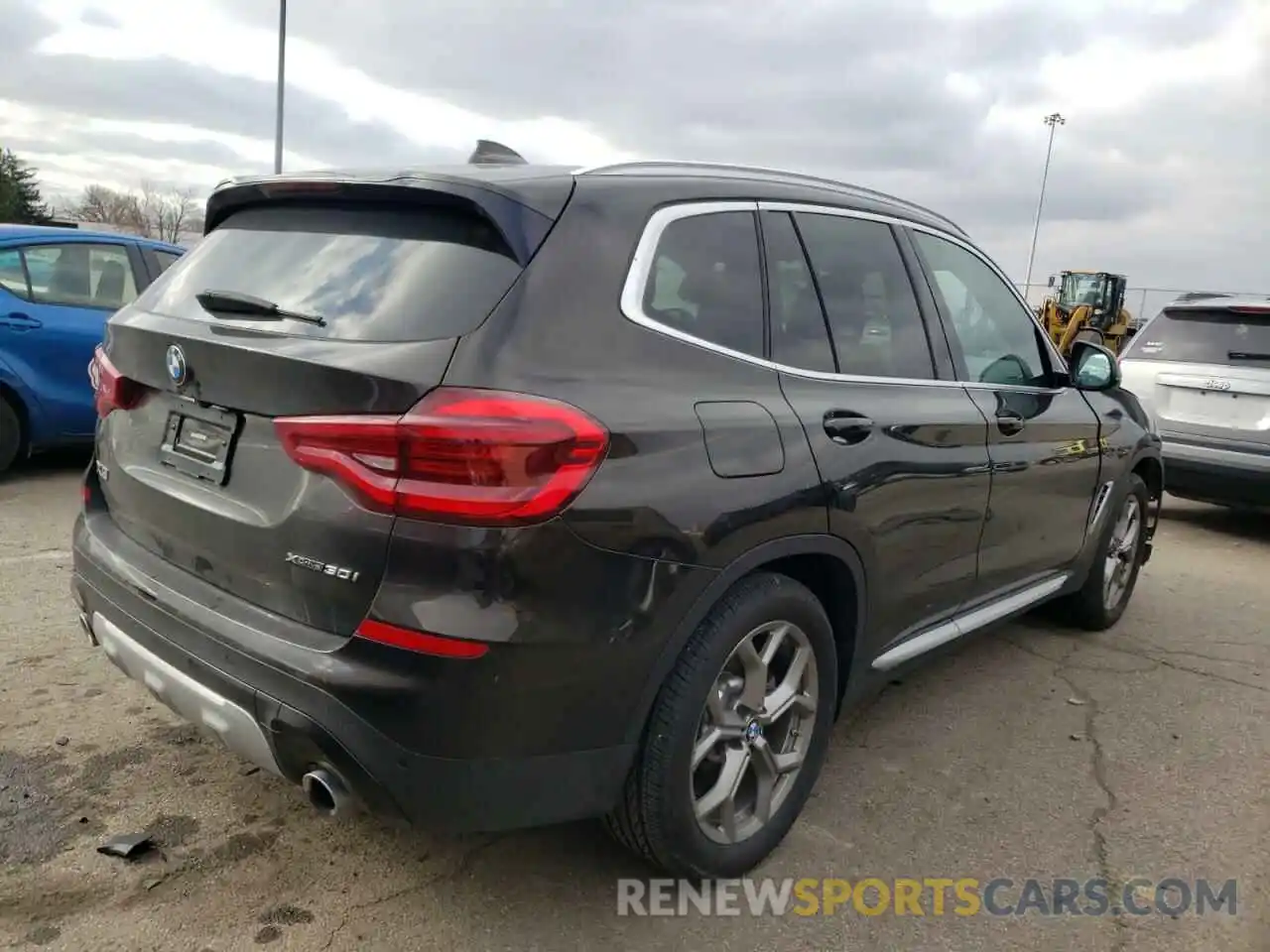 4 Фотография поврежденного автомобиля 5UXTY5C04L9D65085 BMW X3 2020