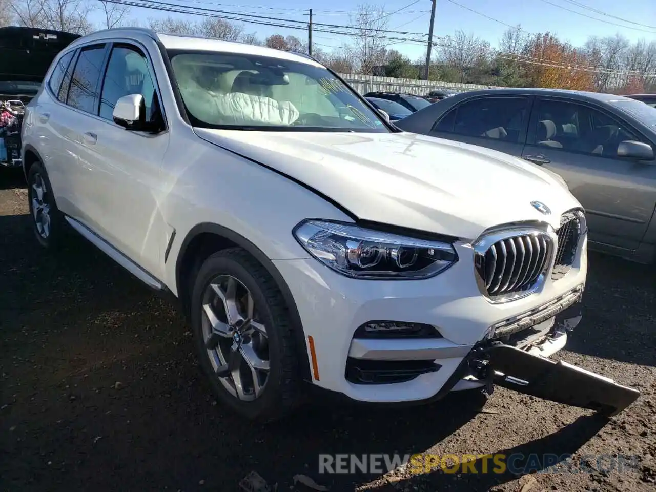 1 Photograph of a damaged car 5UXTY5C04LLT36511 BMW X3 2020