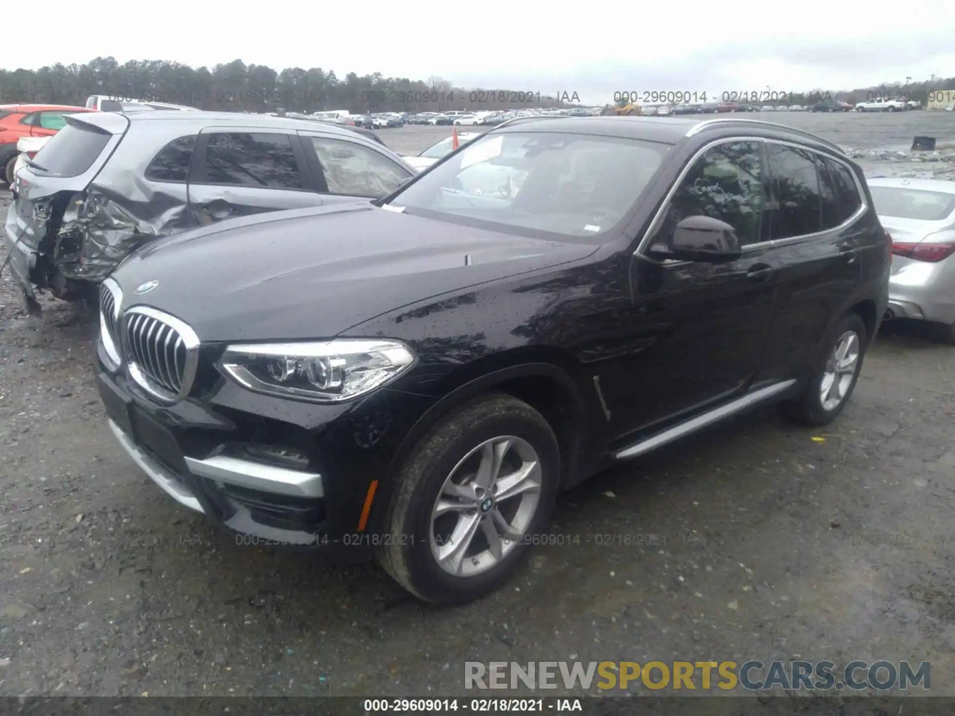 2 Photograph of a damaged car 5UXTY5C04LLT36685 BMW X3 2020