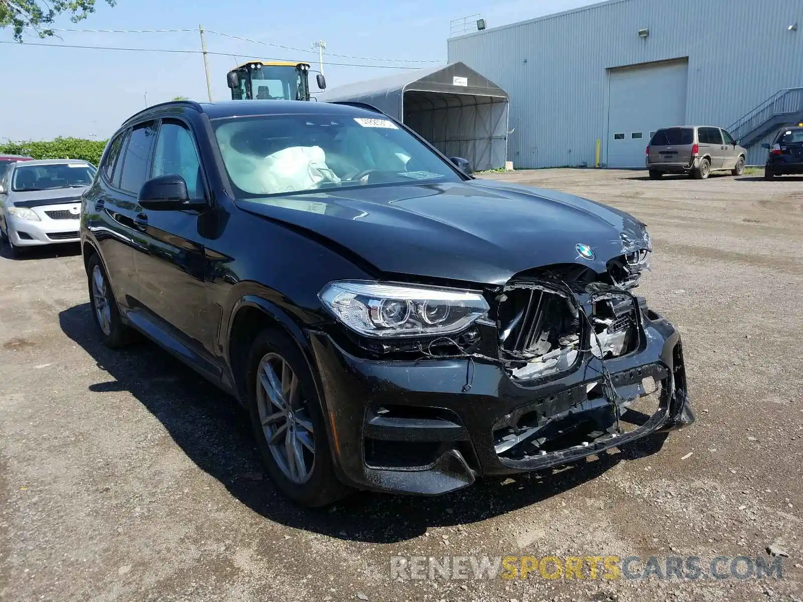 1 Photograph of a damaged car 5UXTY5C04LLT38775 BMW X3 2020