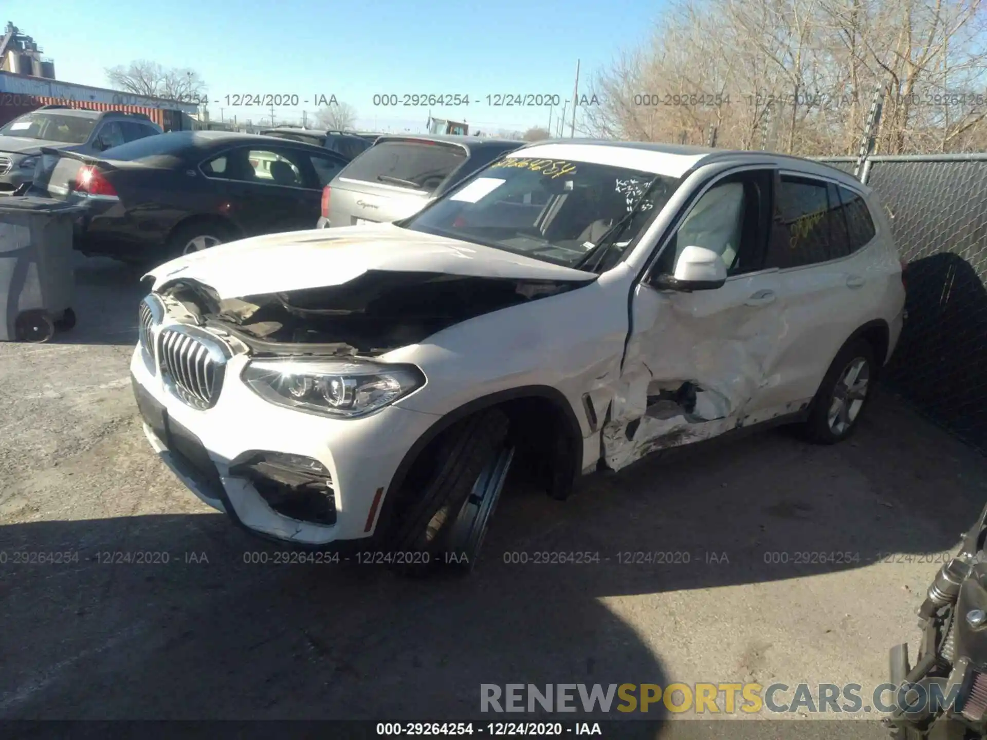 2 Фотография поврежденного автомобиля 5UXTY5C05L9B04533 BMW X3 2020