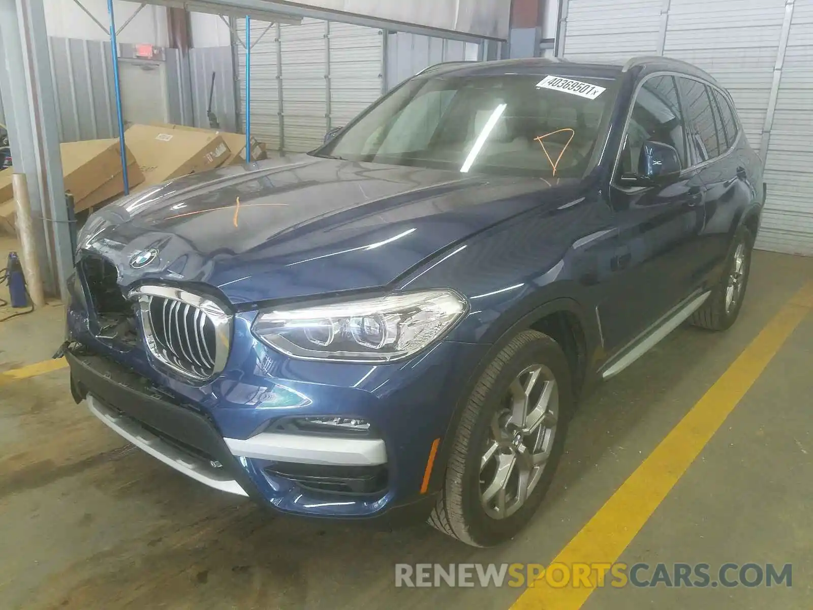 2 Photograph of a damaged car 5UXTY5C05L9B57801 BMW X3 2020