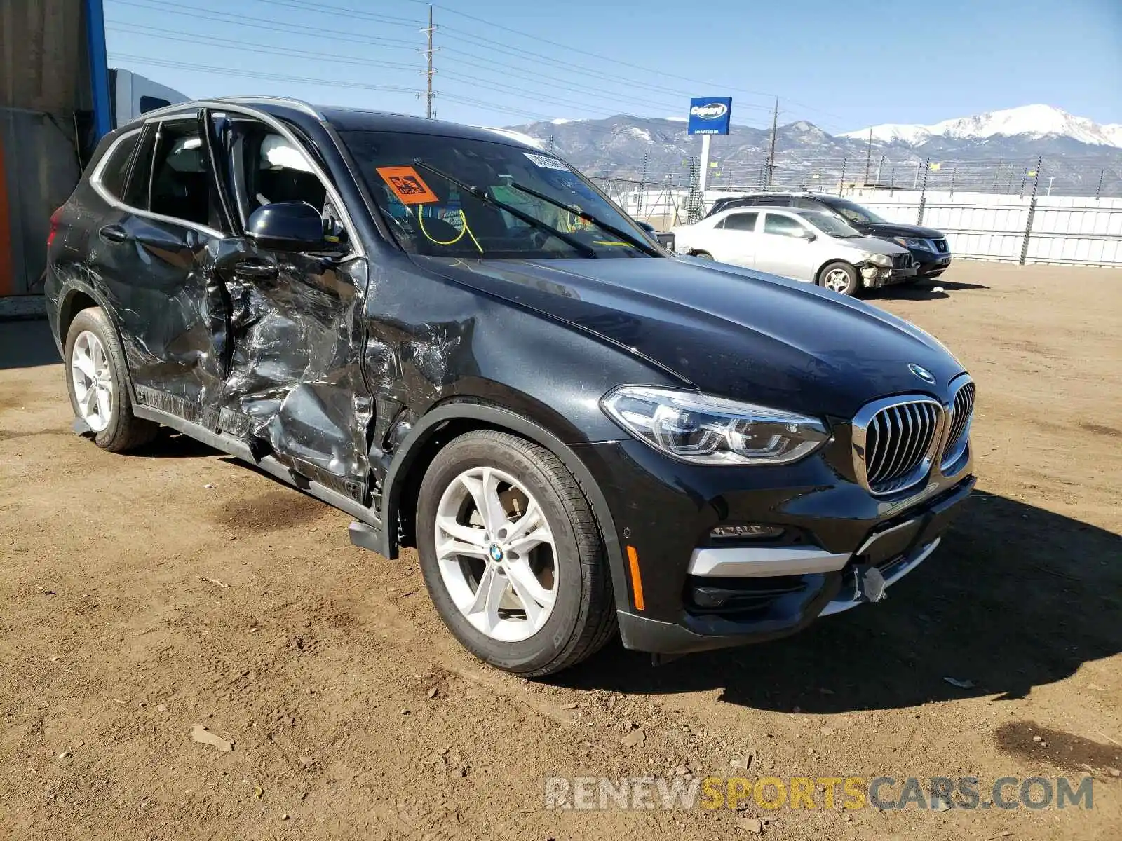 1 Photograph of a damaged car 5UXTY5C05L9B65025 BMW X3 2020