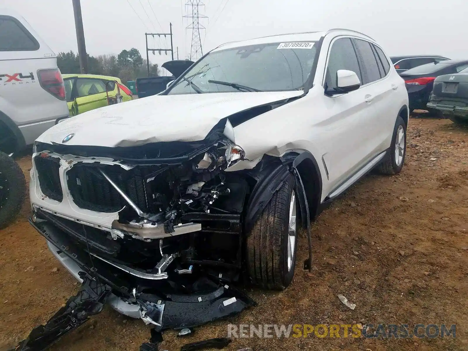 2 Photograph of a damaged car 5UXTY5C05L9B76624 BMW X3 2020