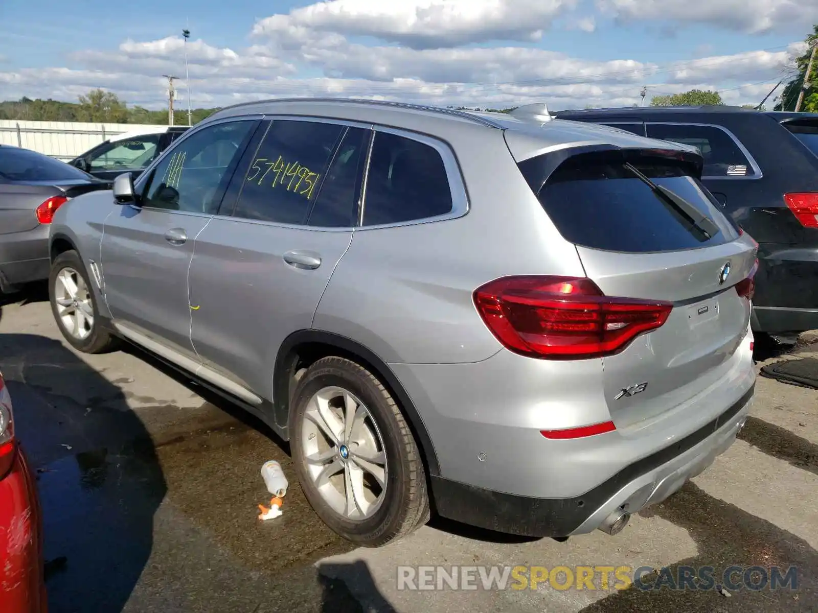 3 Photograph of a damaged car 5UXTY5C05L9C19262 BMW X3 2020