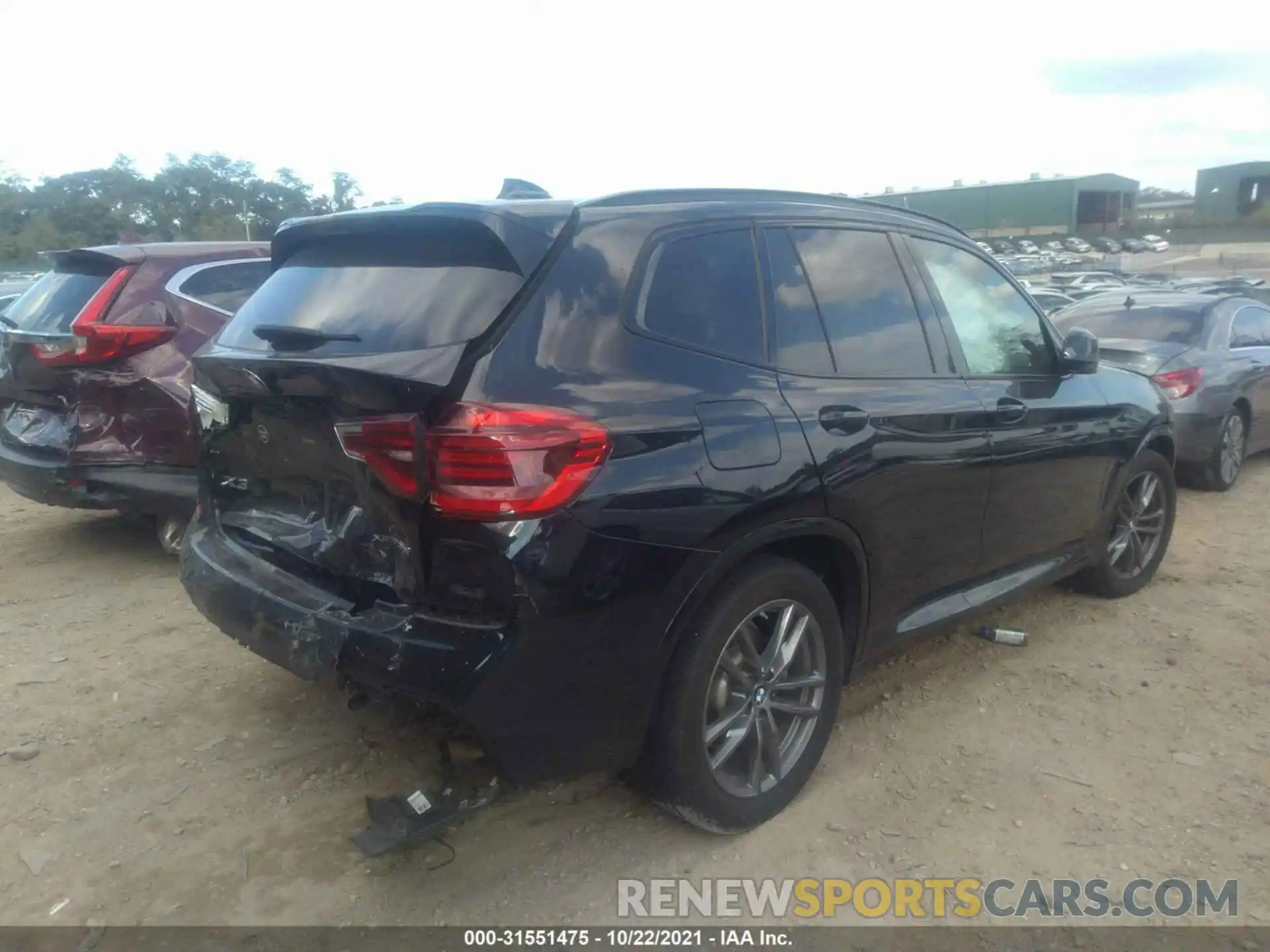 4 Фотография поврежденного автомобиля 5UXTY5C05L9C78568 BMW X3 2020