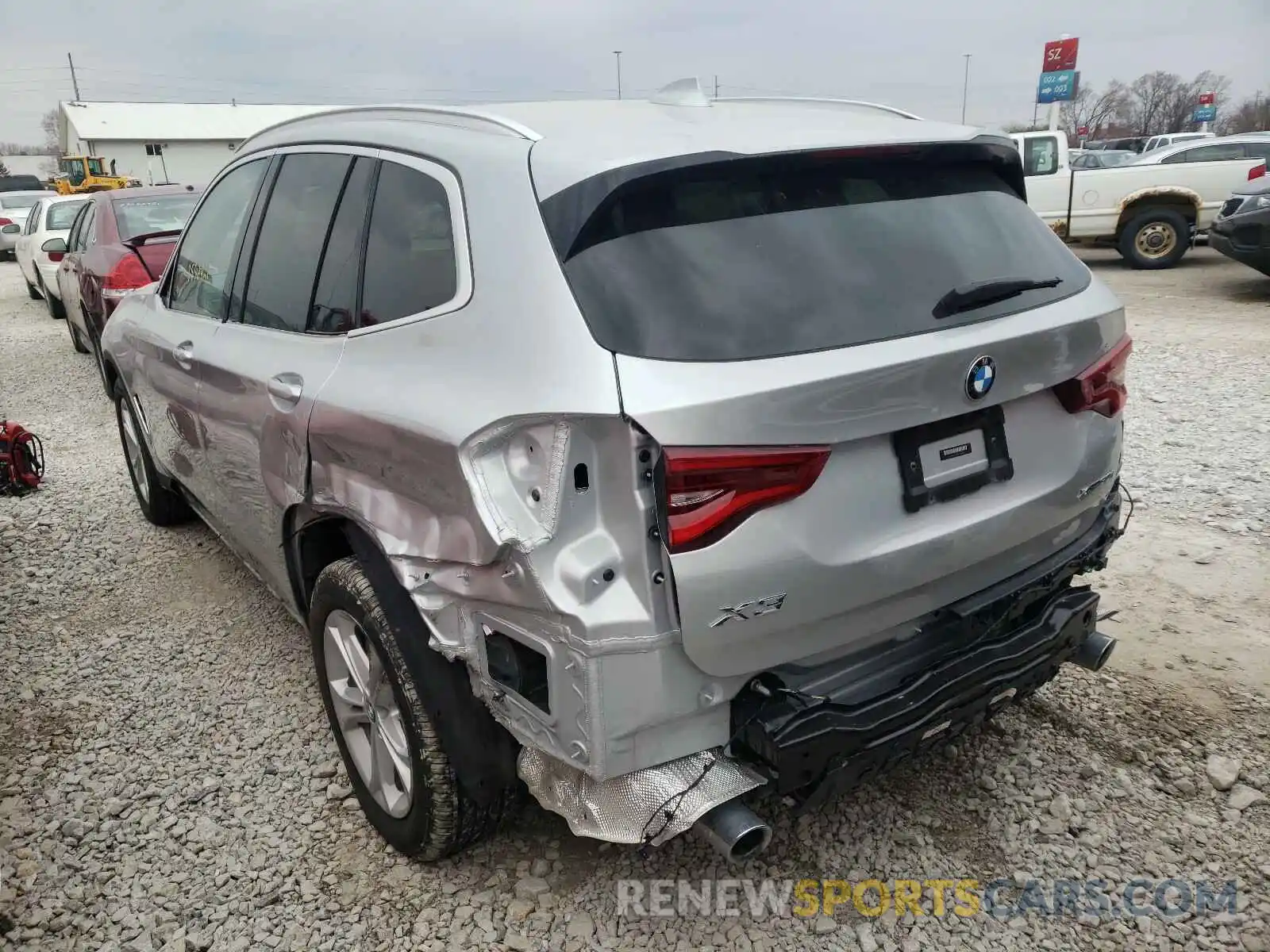 3 Photograph of a damaged car 5UXTY5C05L9C87710 BMW X3 2020