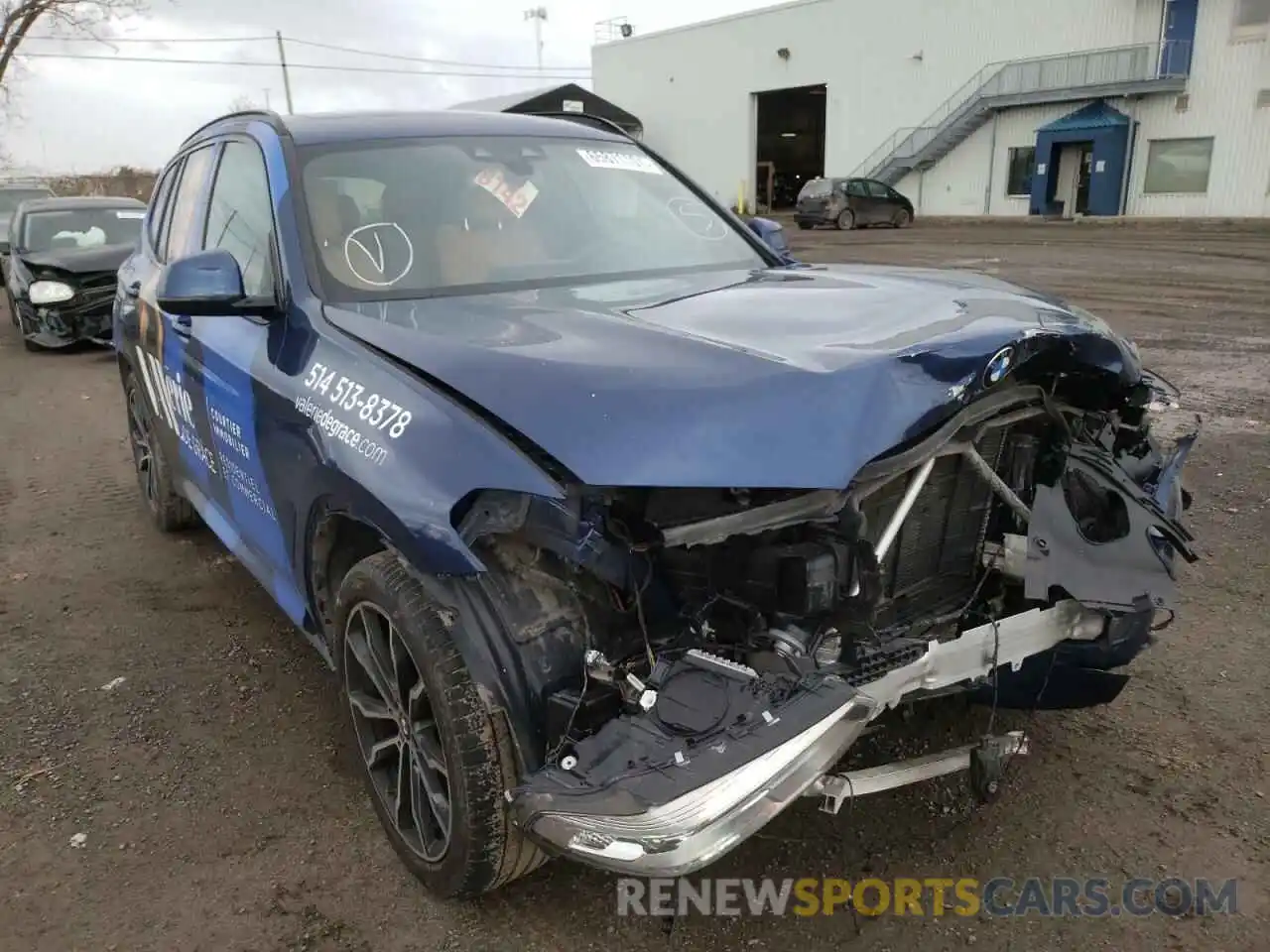 1 Photograph of a damaged car 5UXTY5C05L9C96956 BMW X3 2020