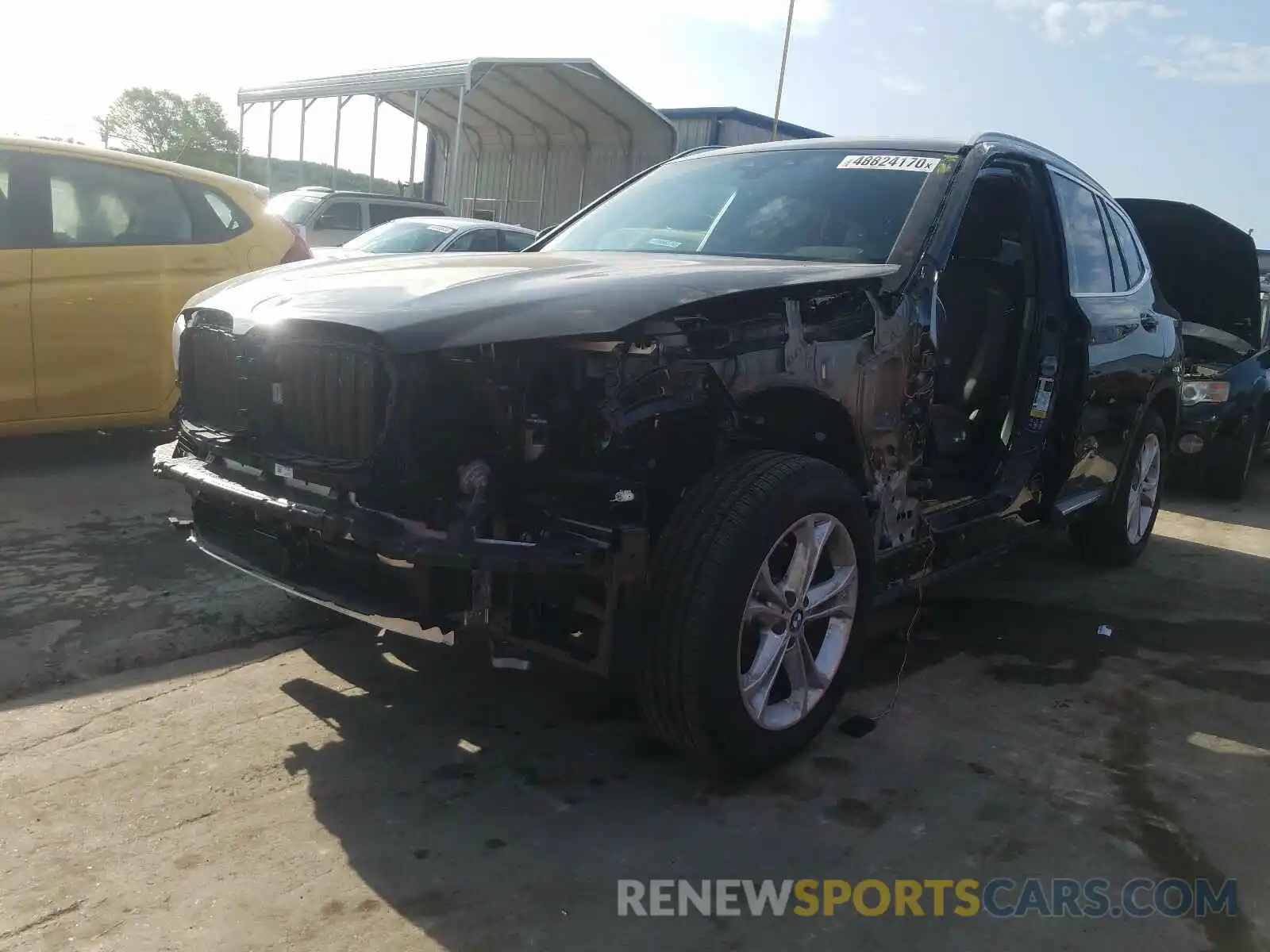 2 Photograph of a damaged car 5UXTY5C05L9D00360 BMW X3 2020