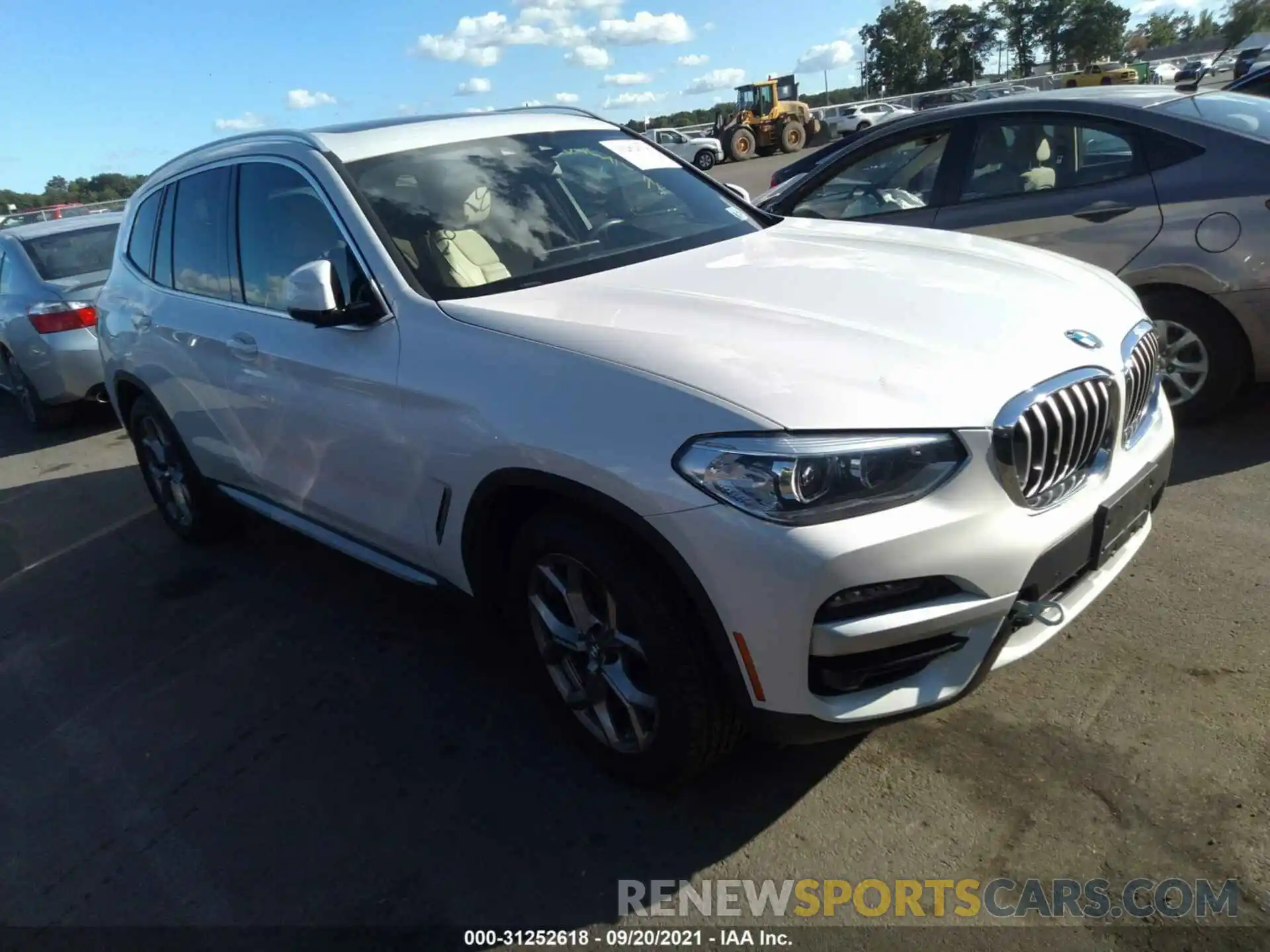 1 Photograph of a damaged car 5UXTY5C05LLT32399 BMW X3 2020