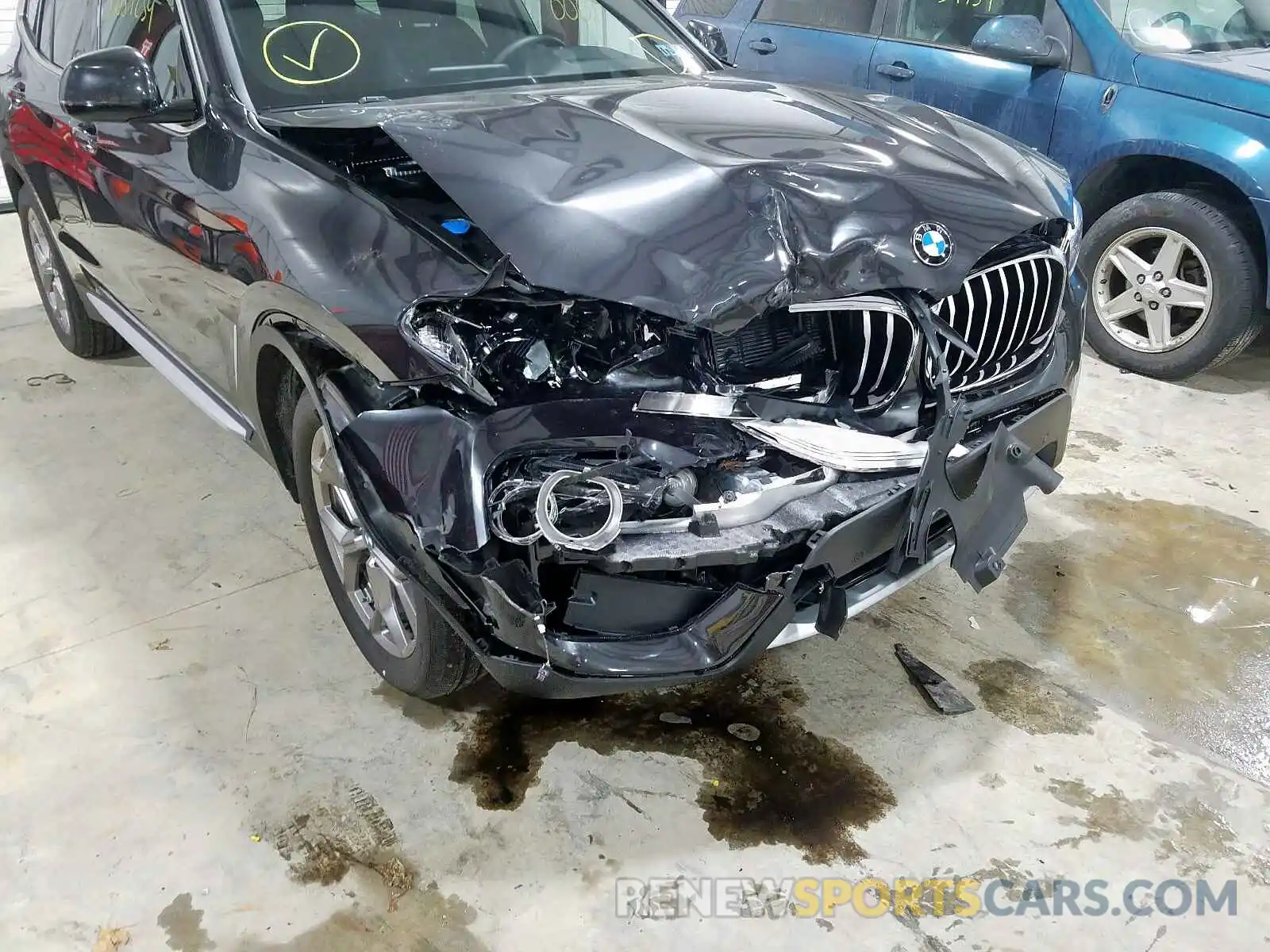 9 Фотография поврежденного автомобиля 5UXTY5C05LLT32824 BMW X3 2020