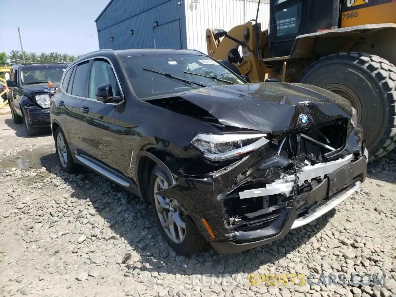 1 Photograph of a damaged car 5UXTY5C05LLT38252 BMW X3 2020