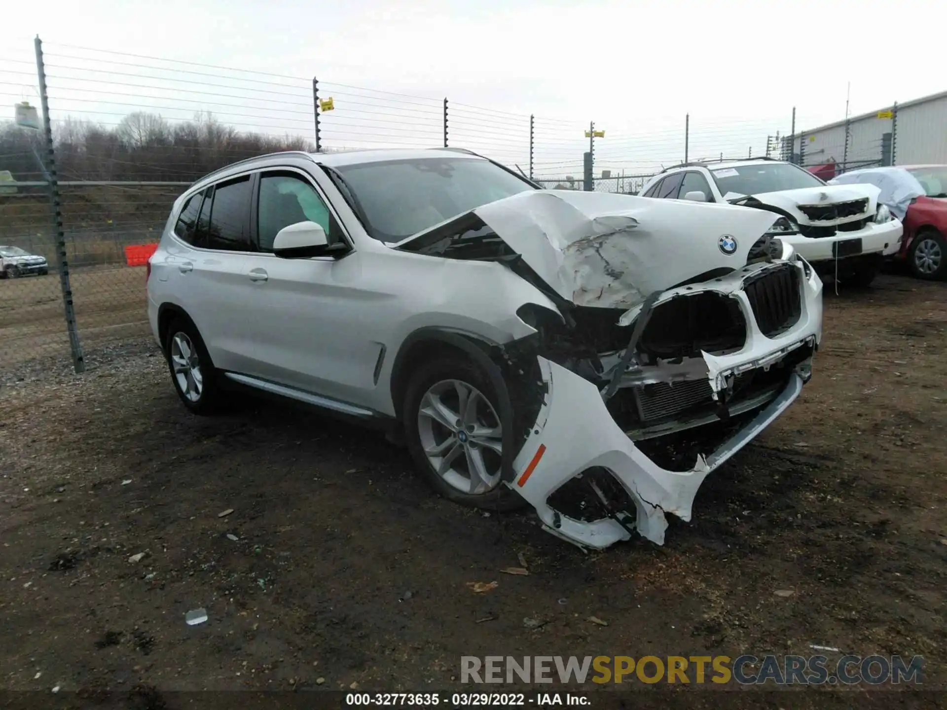 1 Photograph of a damaged car 5UXTY5C06L9B05836 BMW X3 2020