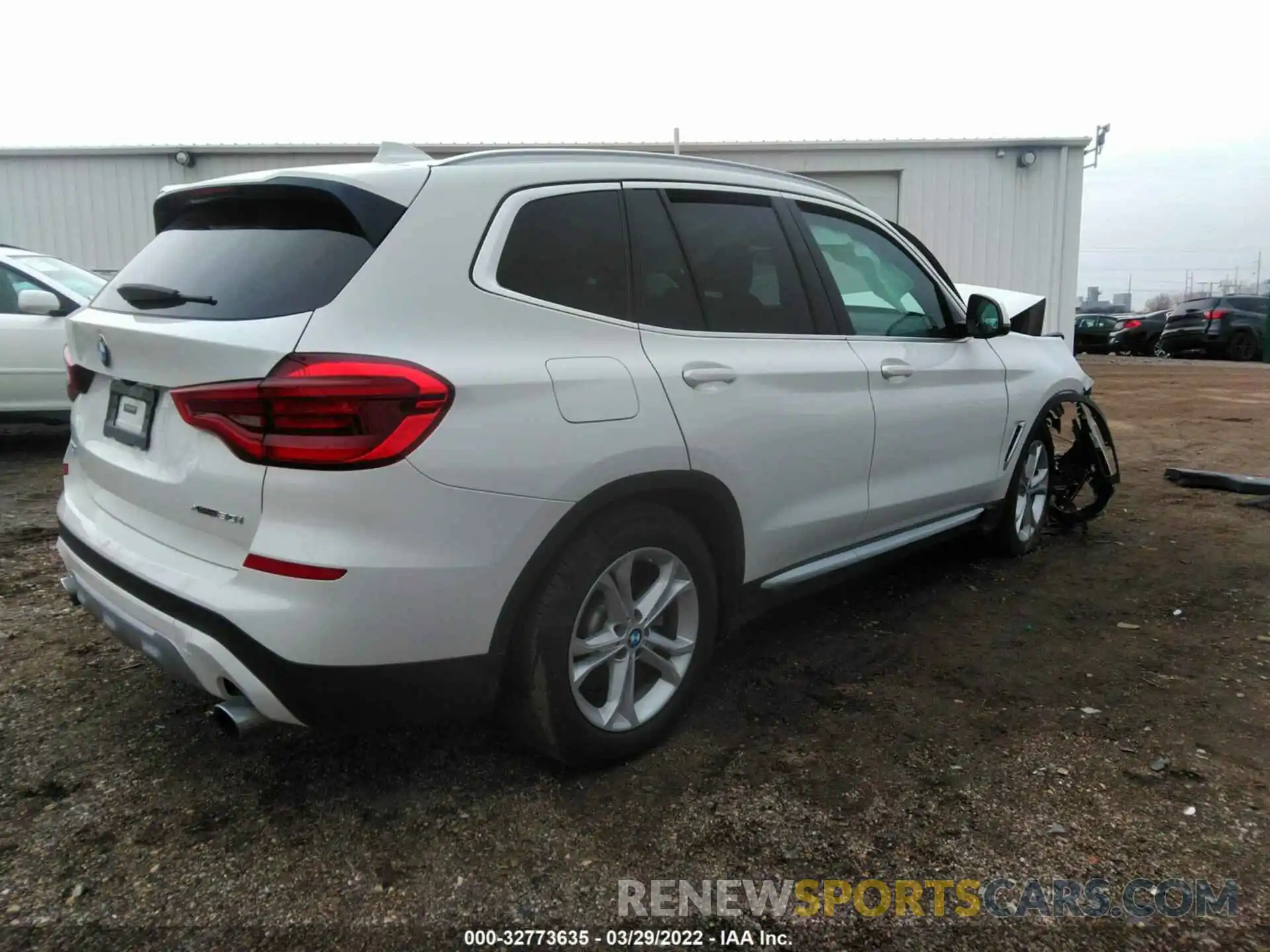 4 Фотография поврежденного автомобиля 5UXTY5C06L9B05836 BMW X3 2020