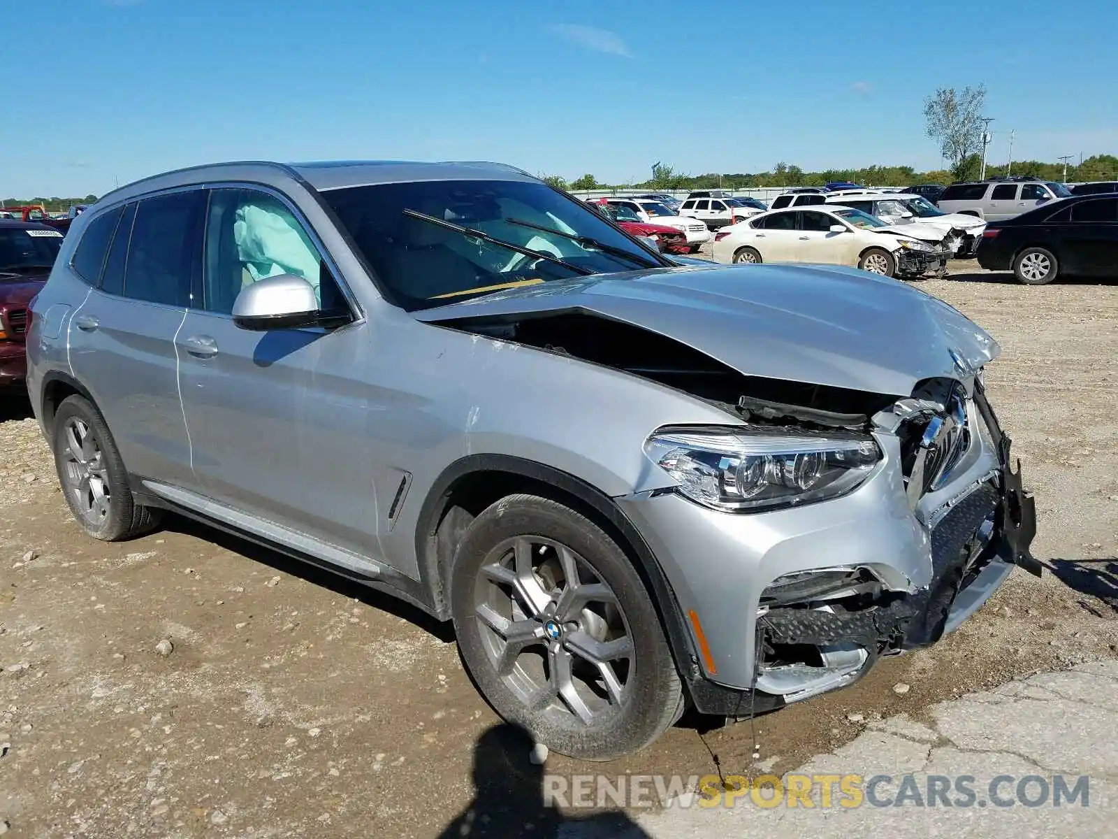 1 Photograph of a damaged car 5UXTY5C06L9B69844 BMW X3 2020