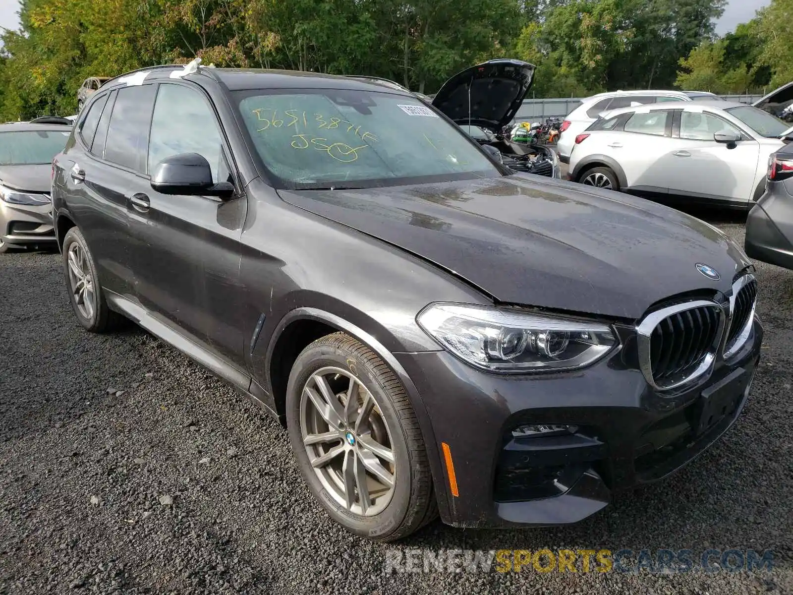 1 Photograph of a damaged car 5UXTY5C06L9B77393 BMW X3 2020