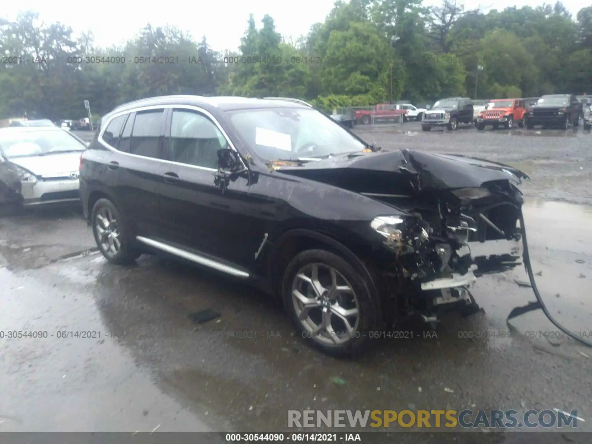 1 Photograph of a damaged car 5UXTY5C06L9B82593 BMW X3 2020