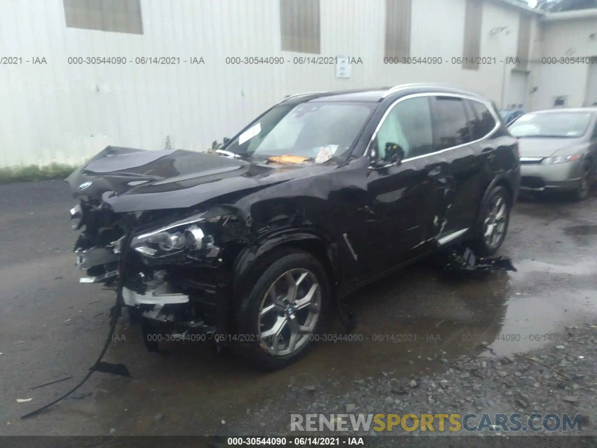 2 Photograph of a damaged car 5UXTY5C06L9B82593 BMW X3 2020