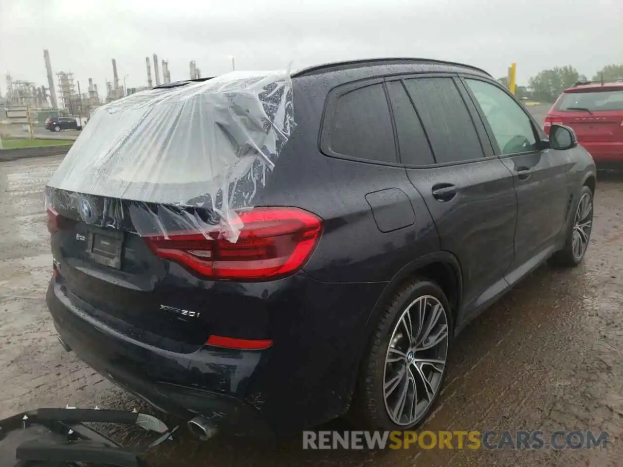 4 Фотография поврежденного автомобиля 5UXTY5C06L9C12479 BMW X3 2020