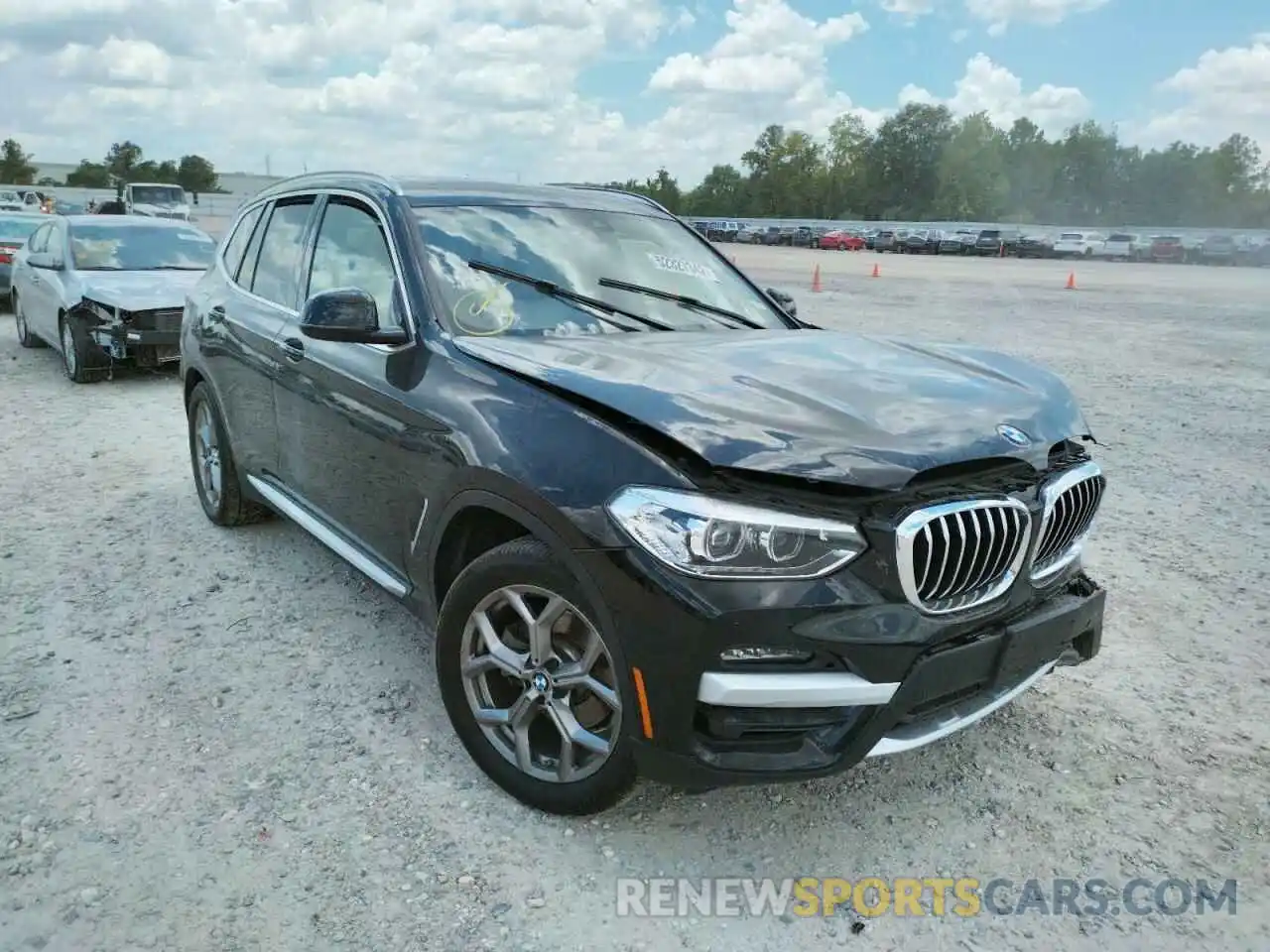 1 Фотография поврежденного автомобиля 5UXTY5C06L9C35485 BMW X3 2020