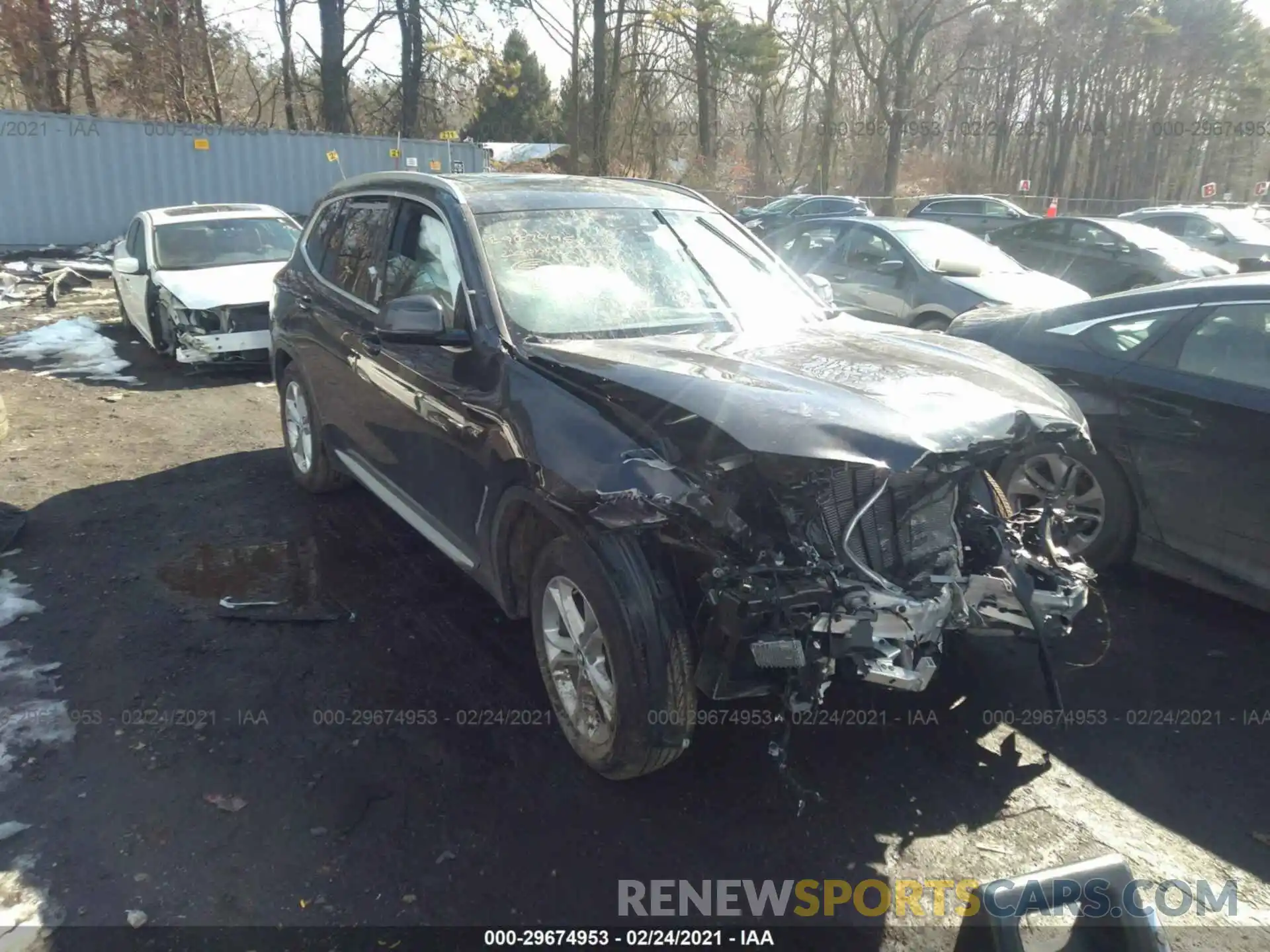 1 Photograph of a damaged car 5UXTY5C06L9C46258 BMW X3 2020