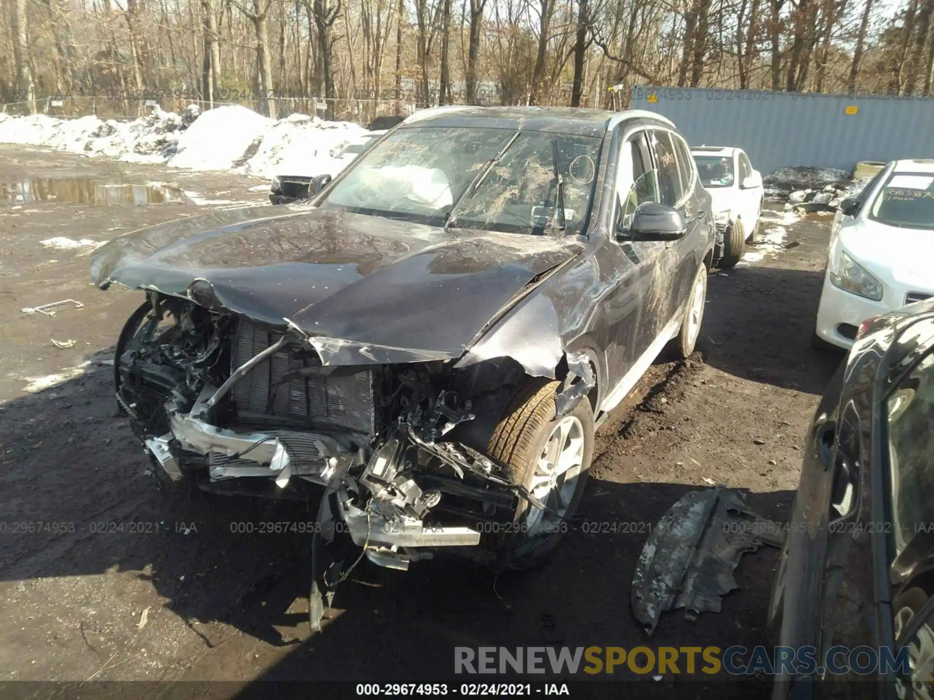 2 Photograph of a damaged car 5UXTY5C06L9C46258 BMW X3 2020