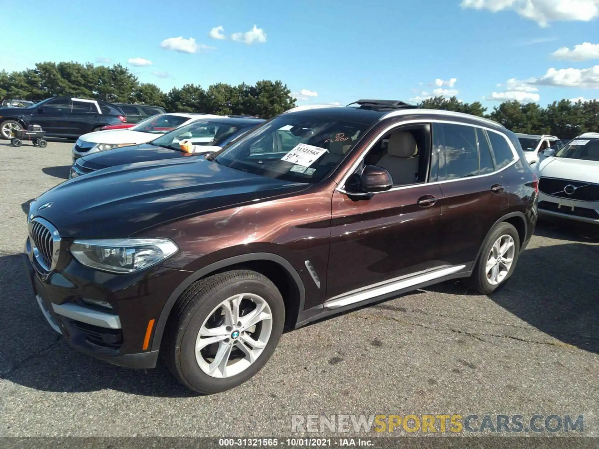 2 Photograph of a damaged car 5UXTY5C06L9C48429 BMW X3 2020