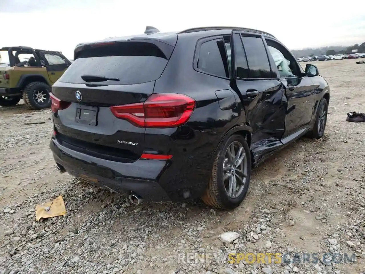 4 Фотография поврежденного автомобиля 5UXTY5C06L9C53338 BMW X3 2020