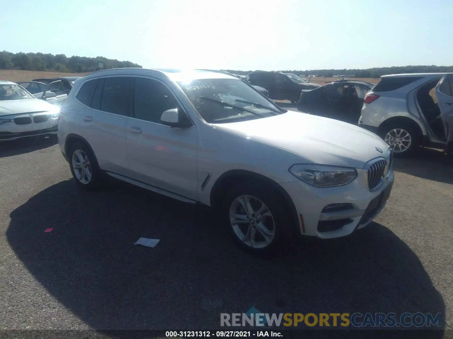 1 Photograph of a damaged car 5UXTY5C06L9C74058 BMW X3 2020