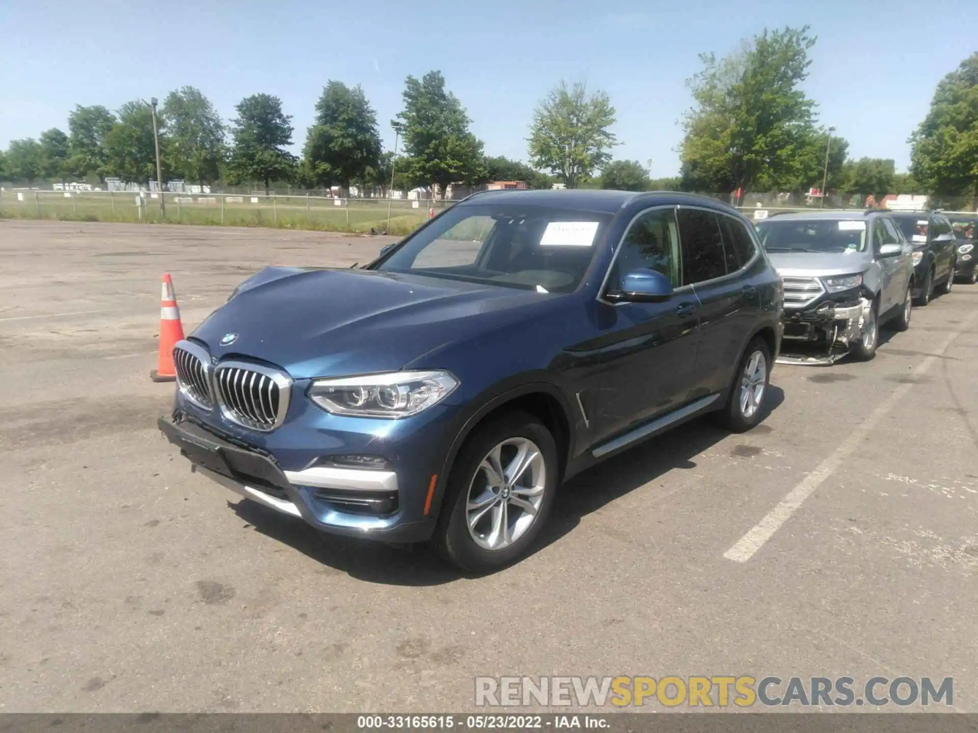 2 Фотография поврежденного автомобиля 5UXTY5C06L9C98263 BMW X3 2020