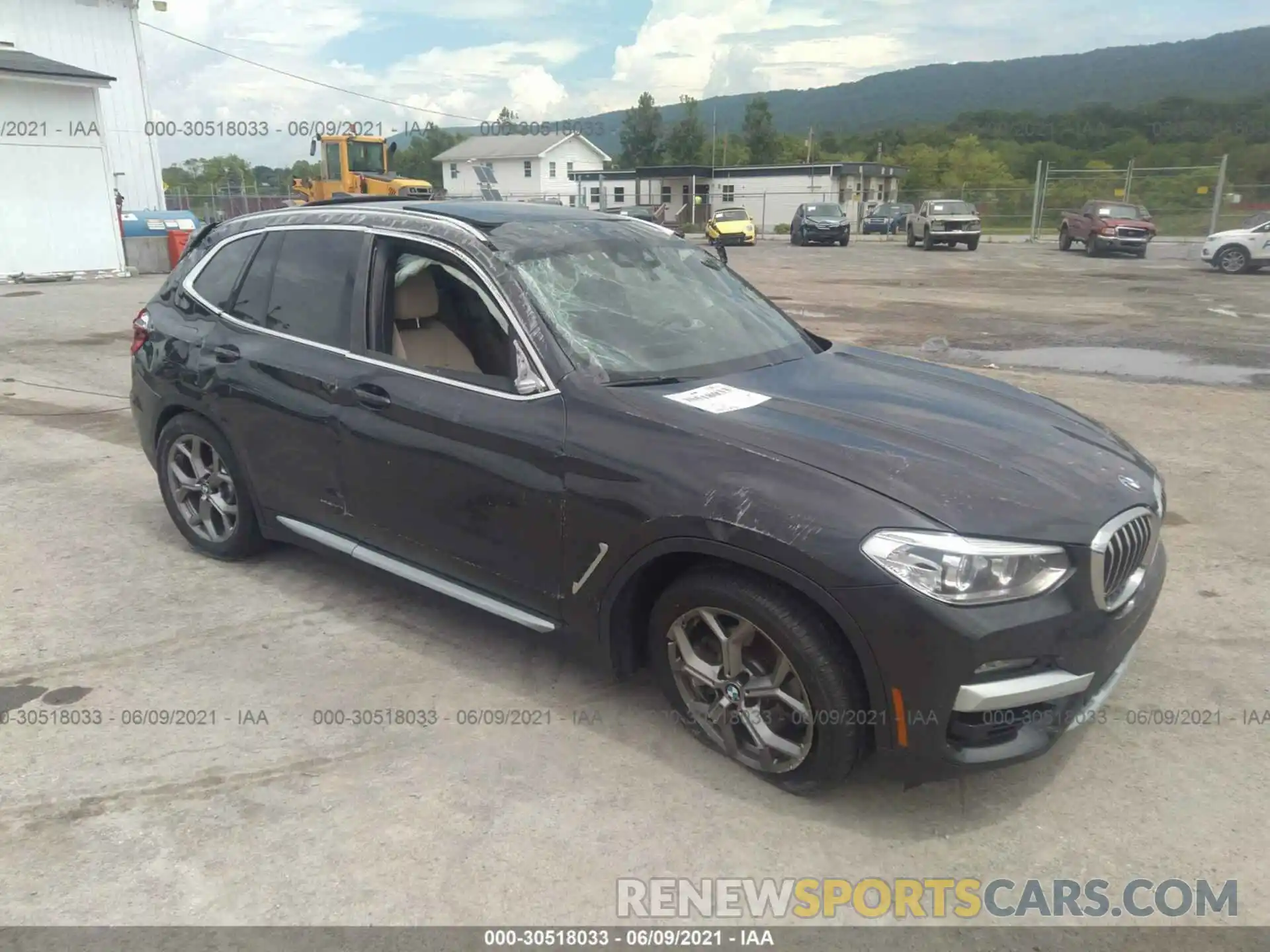 1 Photograph of a damaged car 5UXTY5C06L9D07978 BMW X3 2020