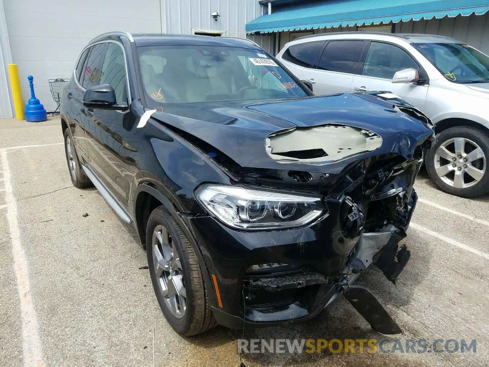 1 Photograph of a damaged car 5UXTY5C06L9D10203 BMW X3 2020