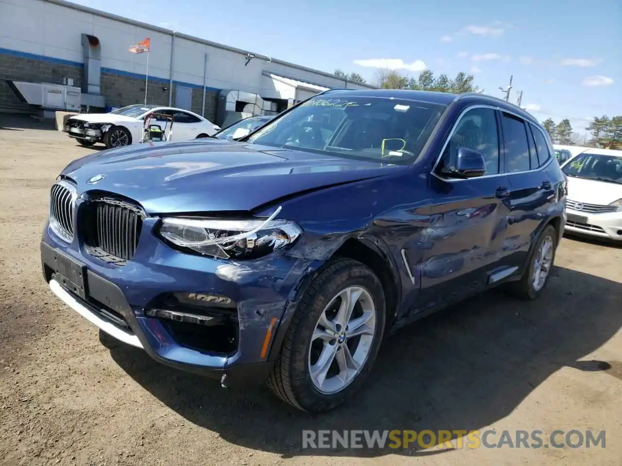 2 Photograph of a damaged car 5UXTY5C06LLT32394 BMW X3 2020