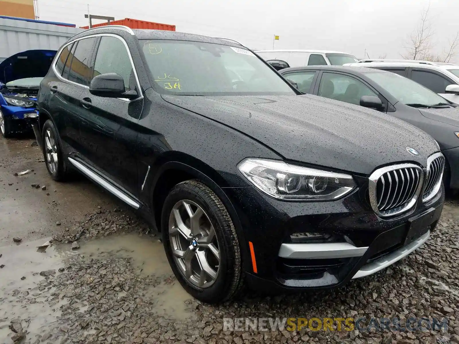 1 Photograph of a damaged car 5UXTY5C06LLT35005 BMW X3 2020