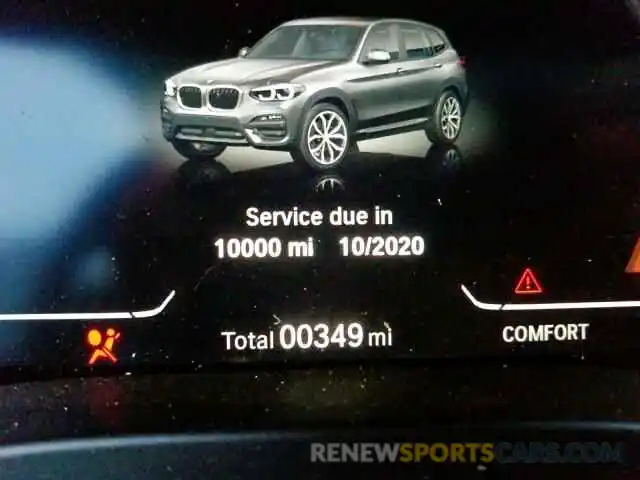 8 Фотография поврежденного автомобиля 5UXTY5C06LLT36977 BMW X3 2020