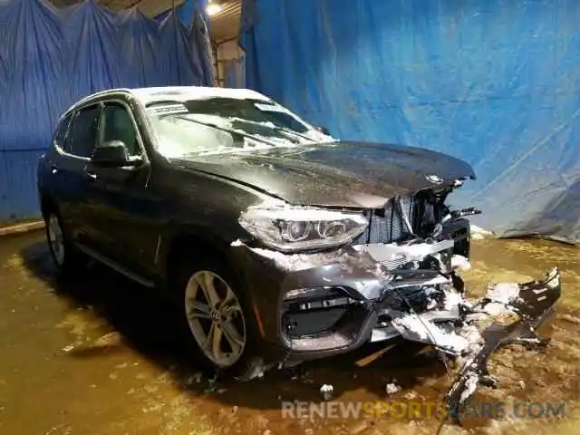 1 Photograph of a damaged car 5UXTY5C06LLT36980 BMW X3 2020