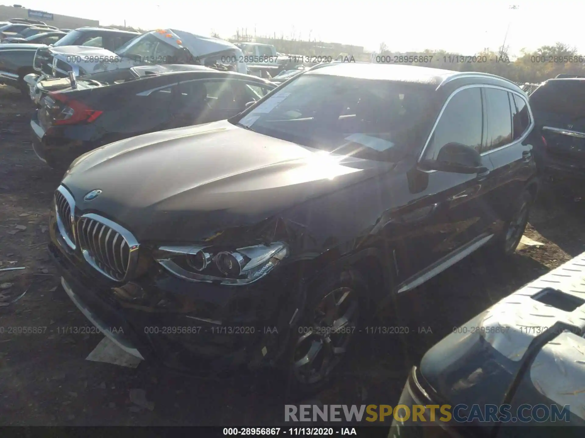 2 Photograph of a damaged car 5UXTY5C06LLT37448 BMW X3 2020