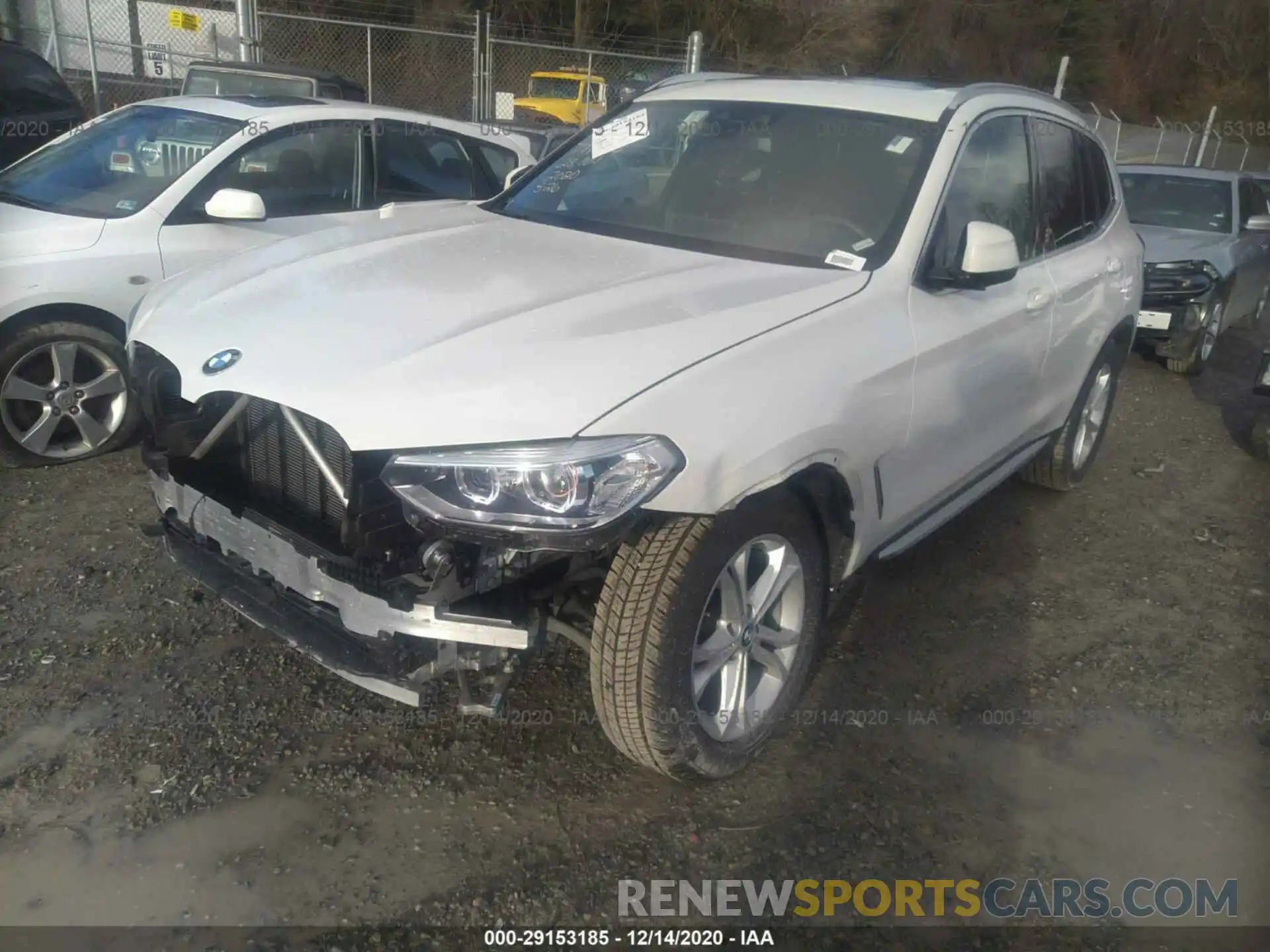 2 Photograph of a damaged car 5UXTY5C06LLT38860 BMW X3 2020