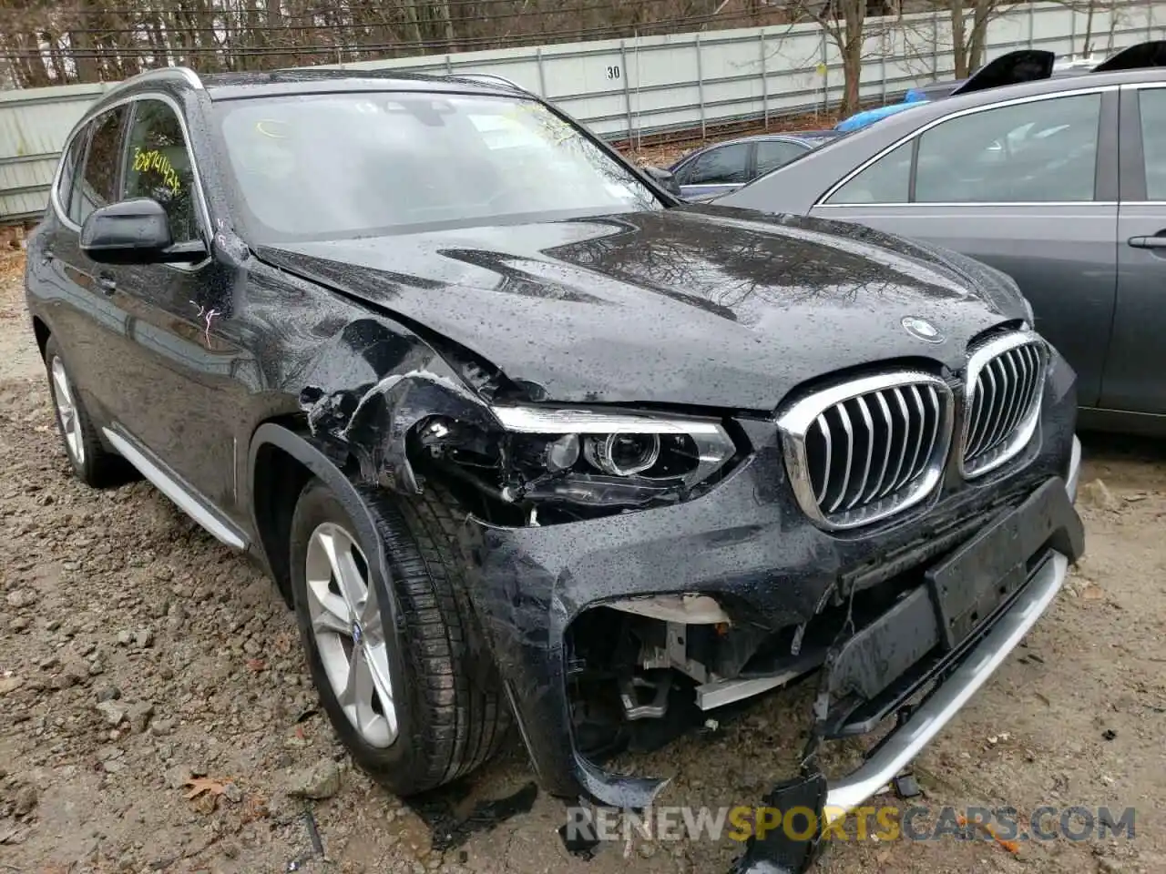 1 Photograph of a damaged car 5UXTY5C07L9B04453 BMW X3 2020