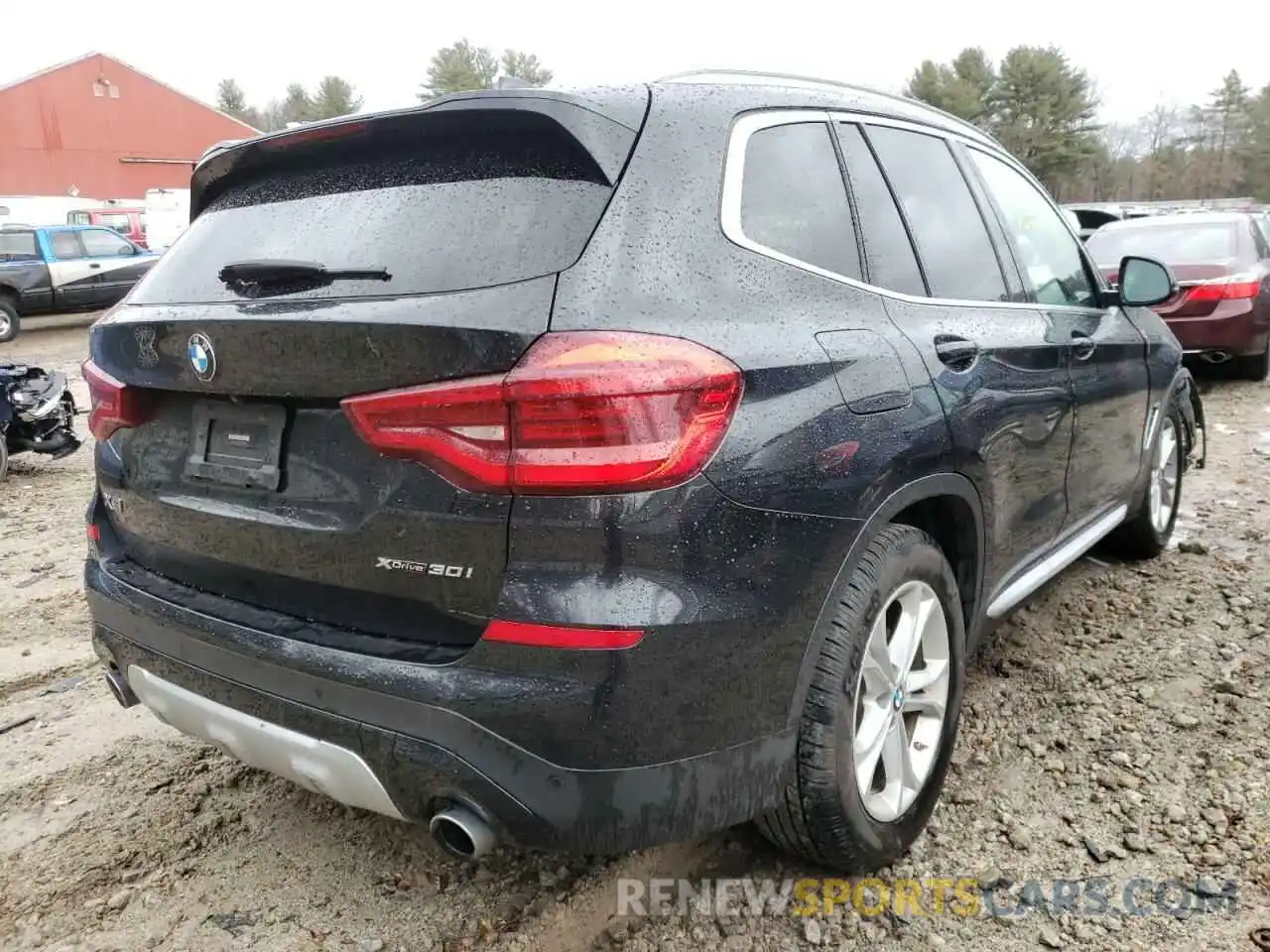 4 Фотография поврежденного автомобиля 5UXTY5C07L9B04453 BMW X3 2020