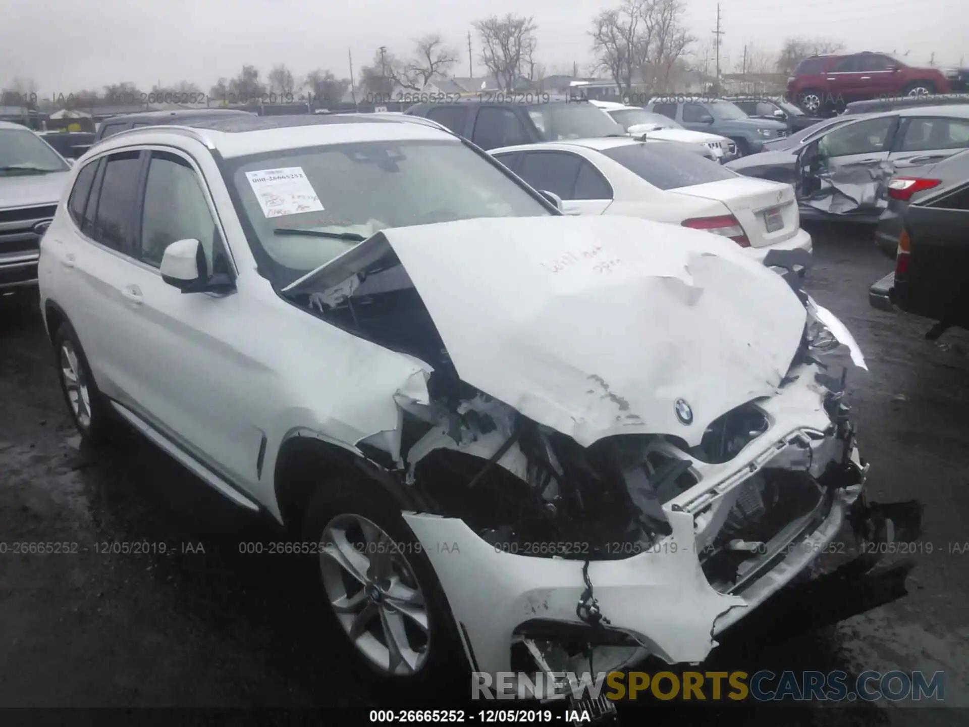 1 Photograph of a damaged car 5UXTY5C07L9B06221 BMW X3 2020