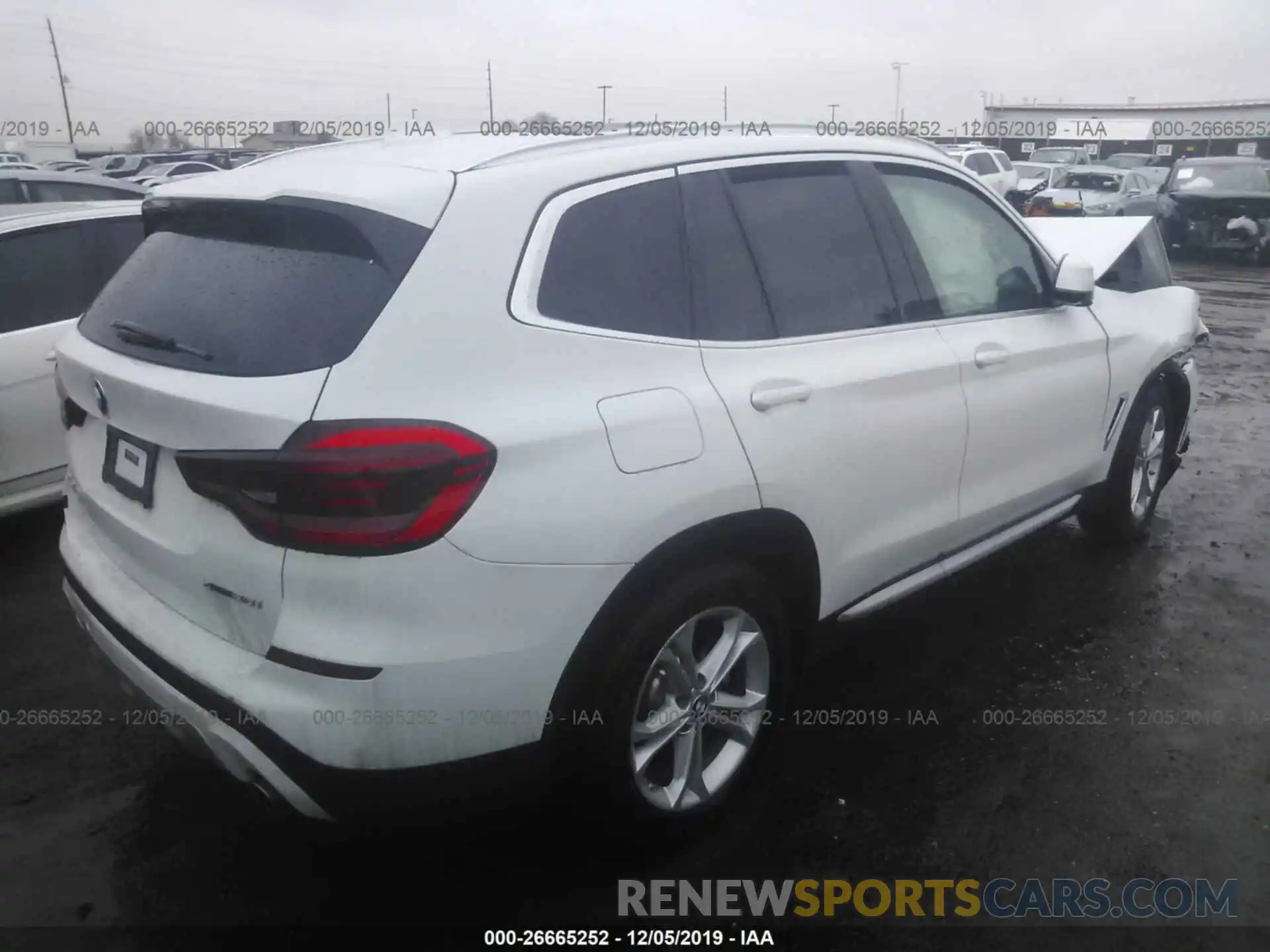 4 Фотография поврежденного автомобиля 5UXTY5C07L9B06221 BMW X3 2020