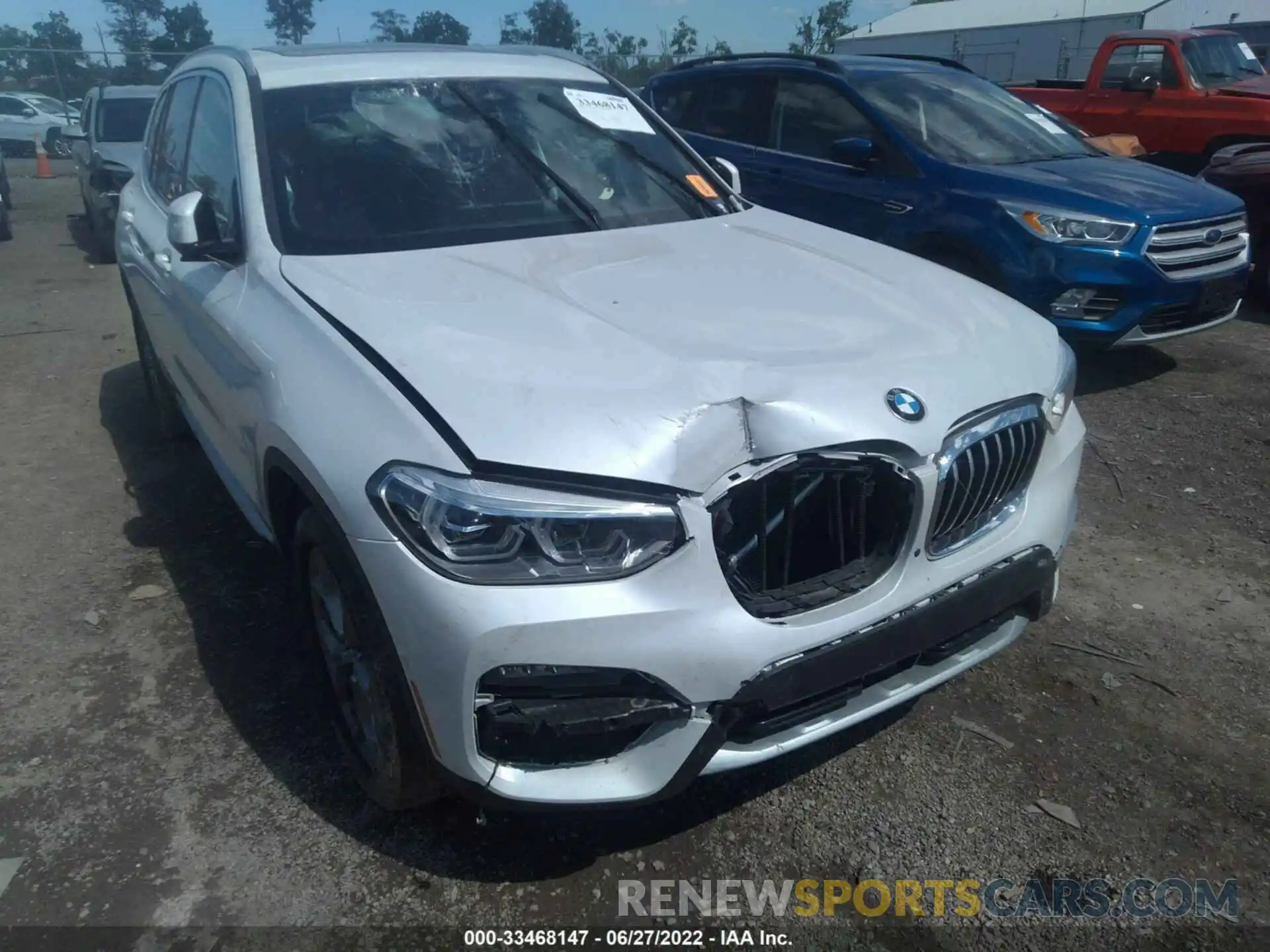 6 Photograph of a damaged car 5UXTY5C07L9B12424 BMW X3 2020