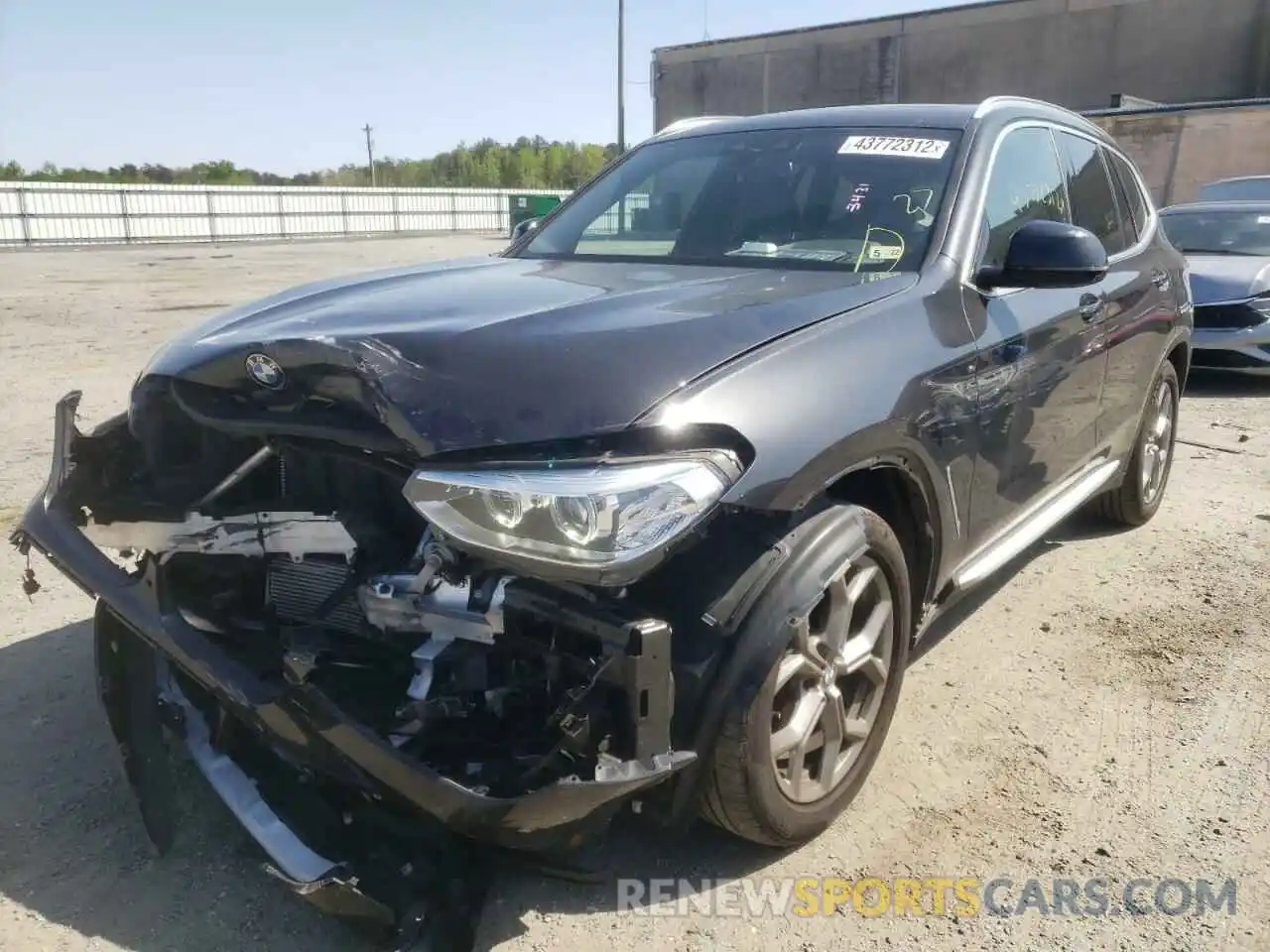 2 Photograph of a damaged car 5UXTY5C07L9B22483 BMW X3 2020