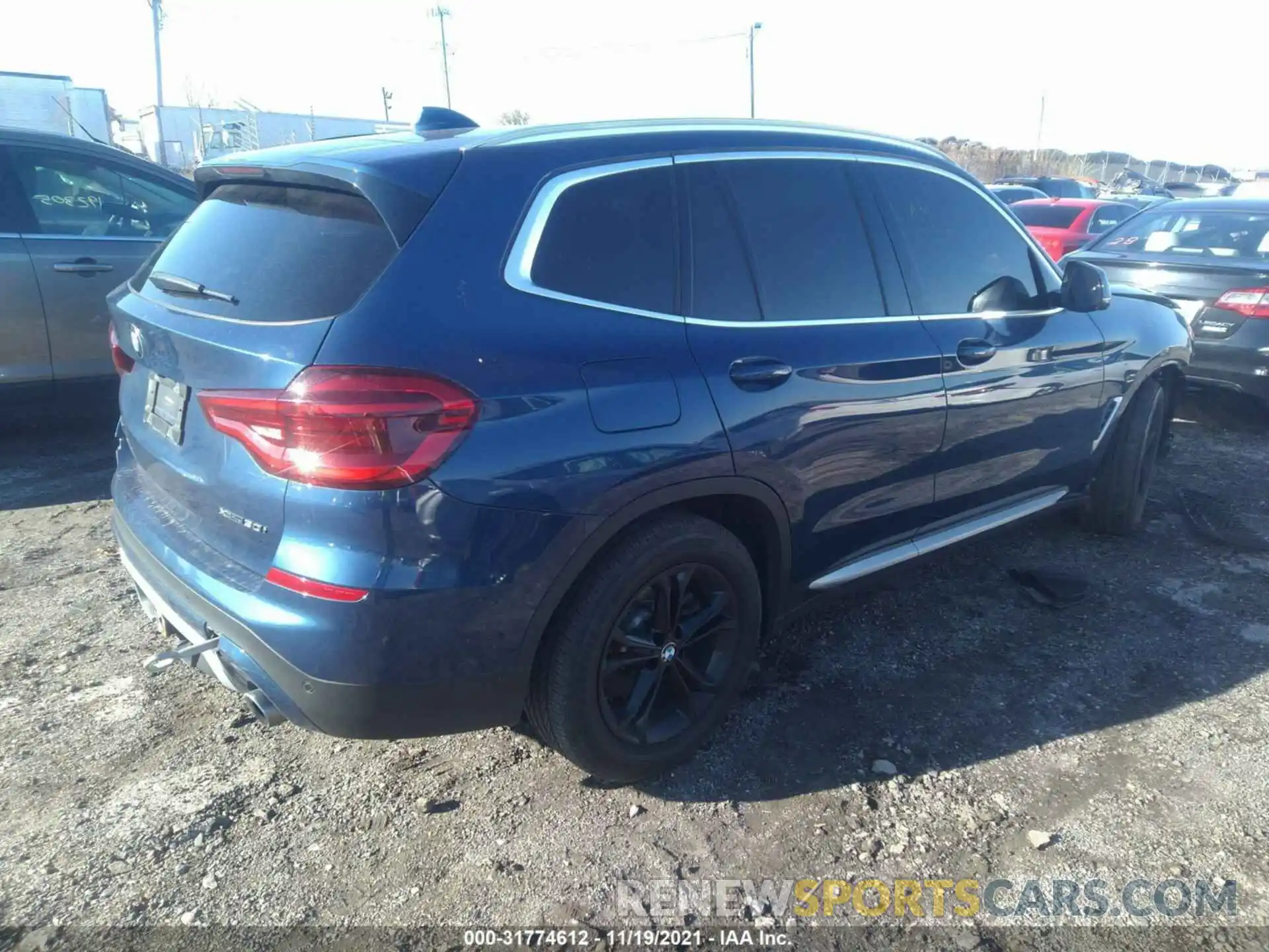 4 Фотография поврежденного автомобиля 5UXTY5C07L9B28509 BMW X3 2020