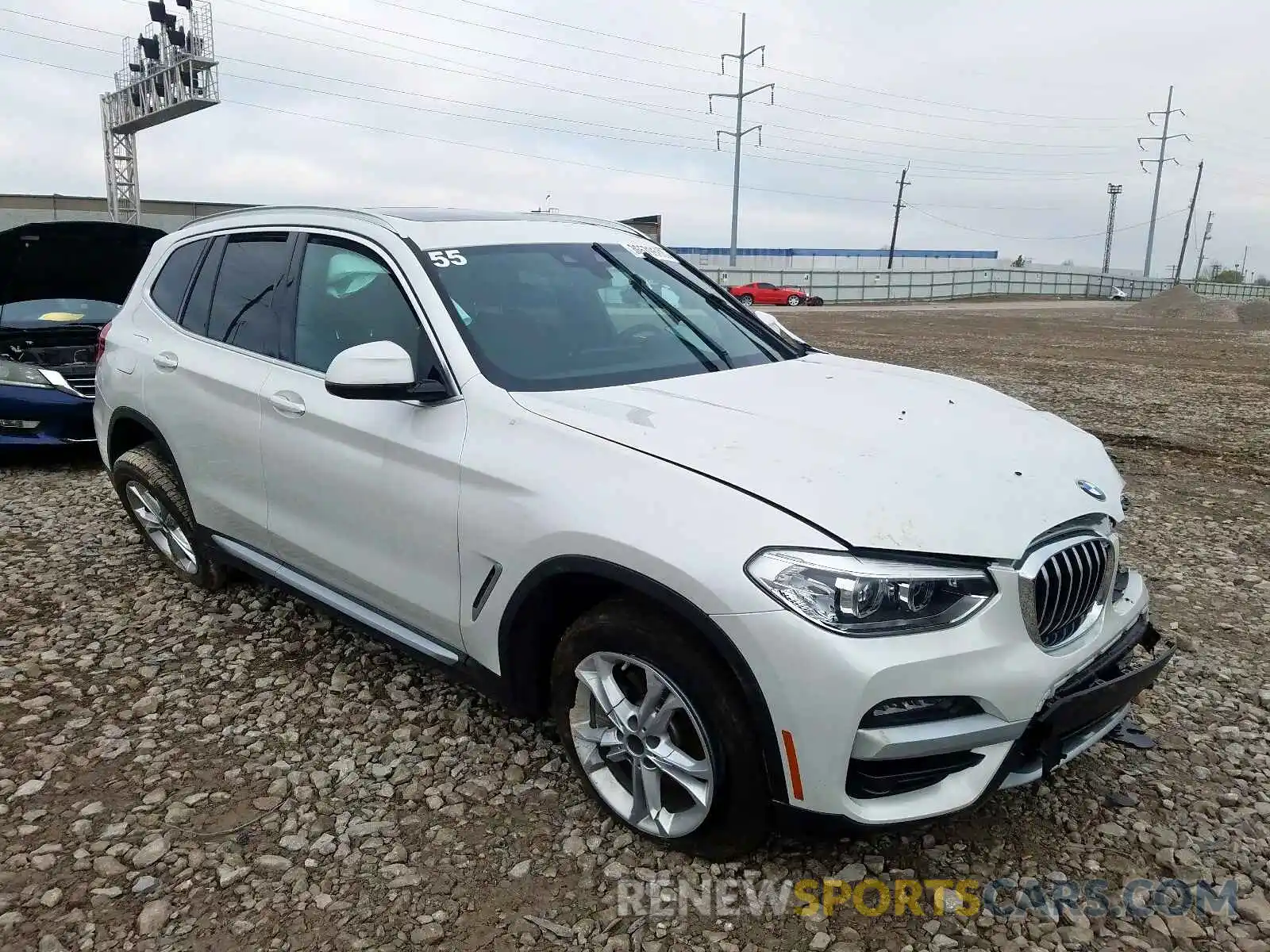 1 Фотография поврежденного автомобиля 5UXTY5C07L9B30258 BMW X3 2020