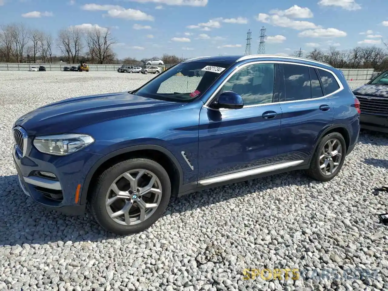 1 Photograph of a damaged car 5UXTY5C07L9B85227 BMW X3 2020