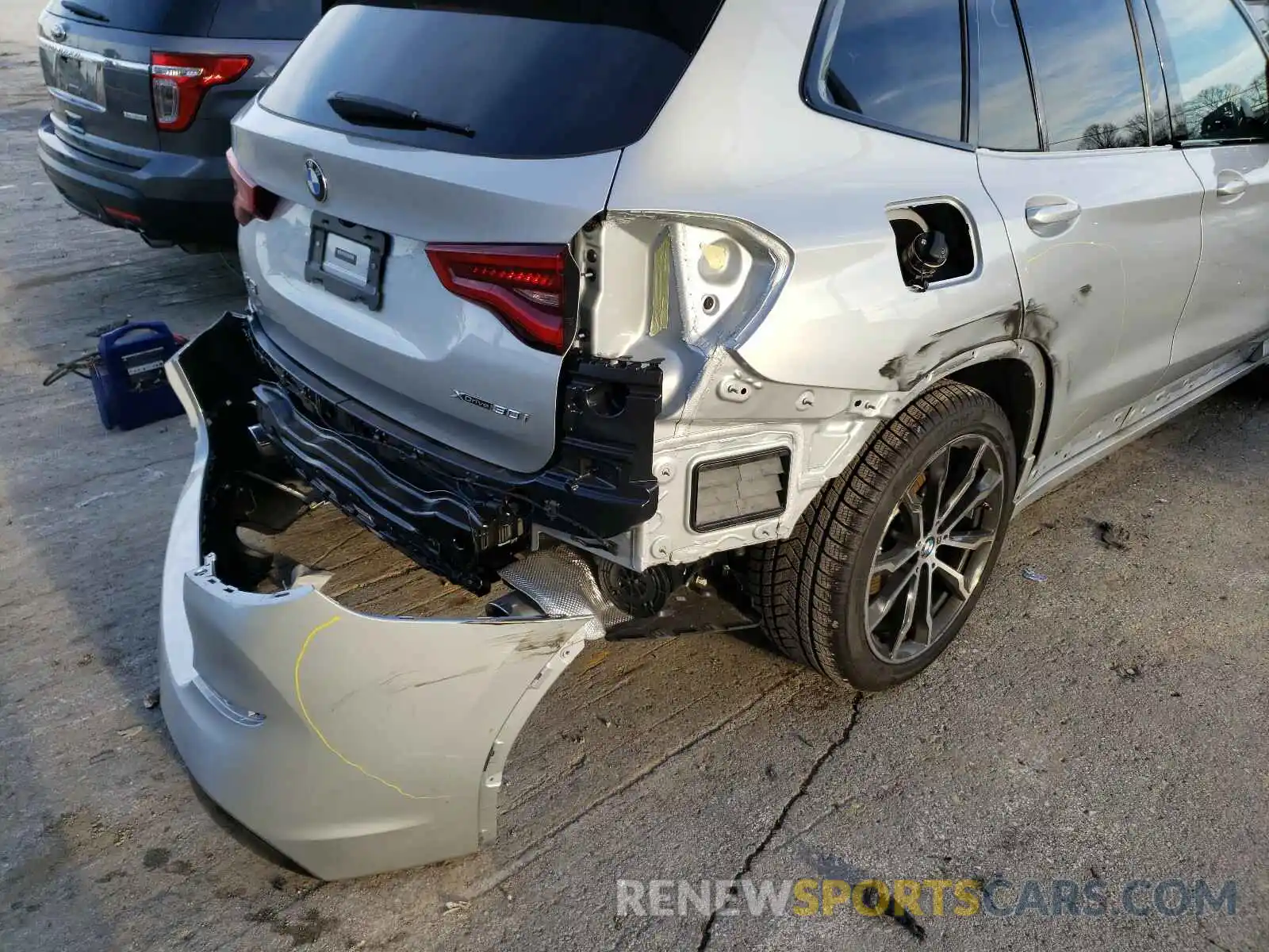 9 Фотография поврежденного автомобиля 5UXTY5C07L9C44194 BMW X3 2020
