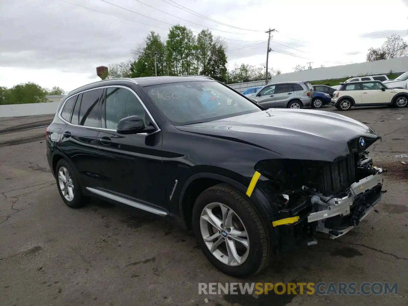 1 Photograph of a damaged car 5UXTY5C07L9C51498 BMW X3 2020